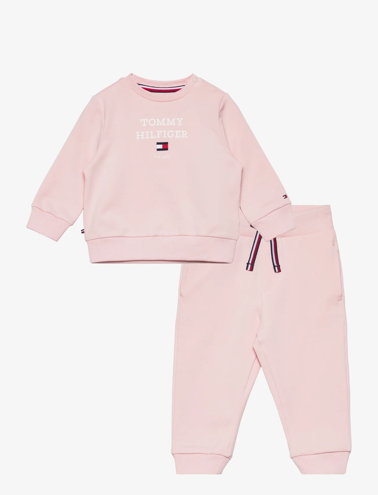 Tommy Hilfiger - BABY TH LOGO SET - sweatsuits - whimsy pink - 0