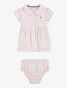 BABY GINGHAM DRESS S/S, Tommy Hilfiger