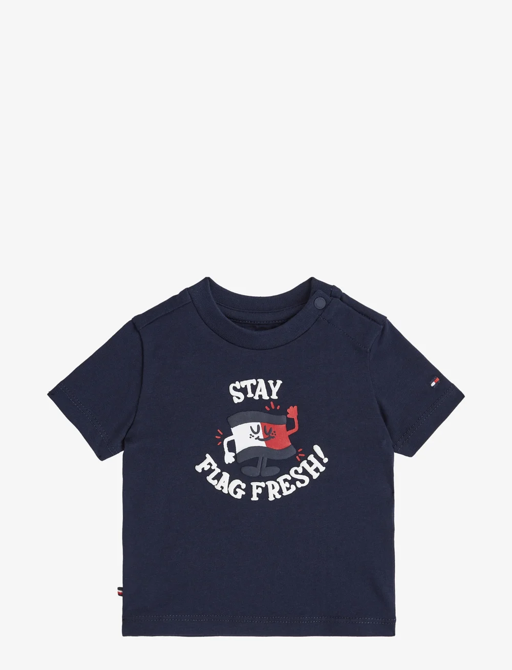 Tommy Hilfiger - BOYS GRAPHIC TEE SS - kurzärmelige - dark night navy - 0