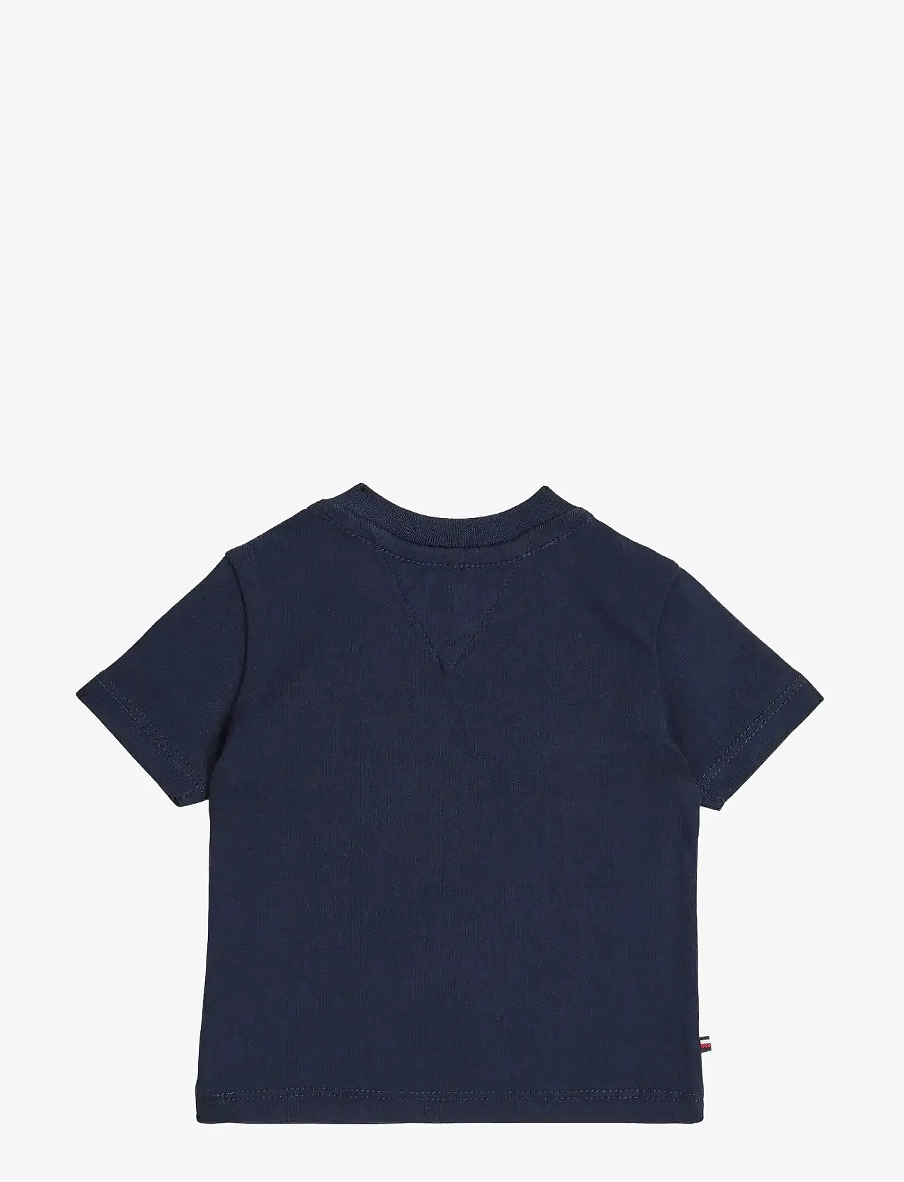 Tommy Hilfiger - BOYS GRAPHIC TEE SS - krótki rękaw - dark night navy - 1