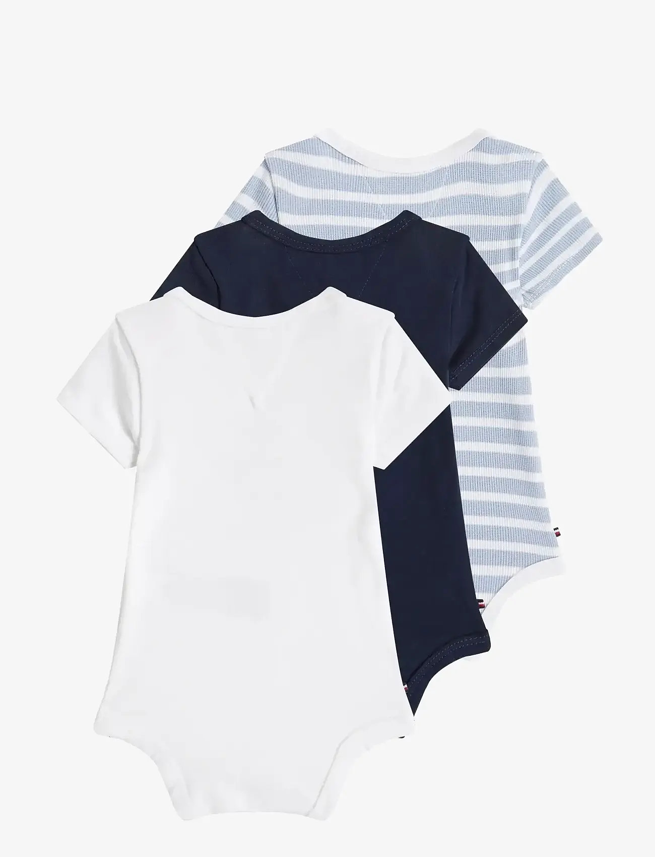 Tommy Hilfiger - 3 PACK BODY SS GIFTBOX - lühikeste varrukatega bodid - dark night navy - 1