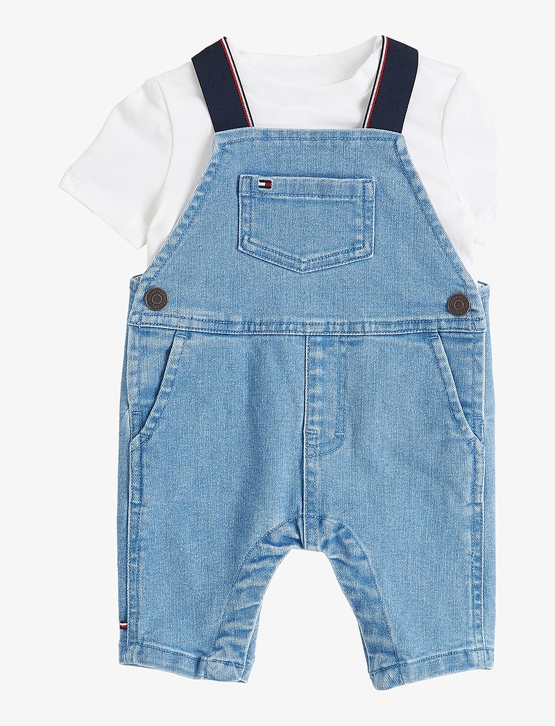 Tommy Hilfiger - DENIM DUNGAREE - overalls - denim medium 01 - 0