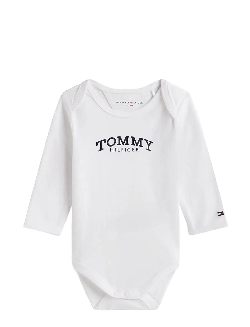 Tommy Hilfiger - MONOTYPE BODY L/S JERSEY SOLID - langärmelig - white - 0