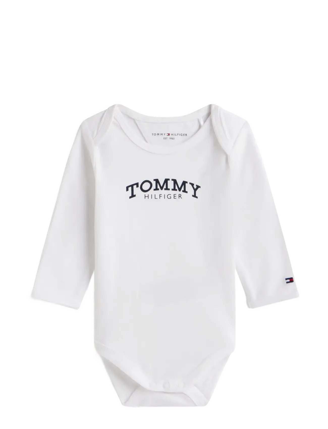 Tommy Hilfiger - MONOTYPE BODY L/S JERSEY SOLID - white - 0