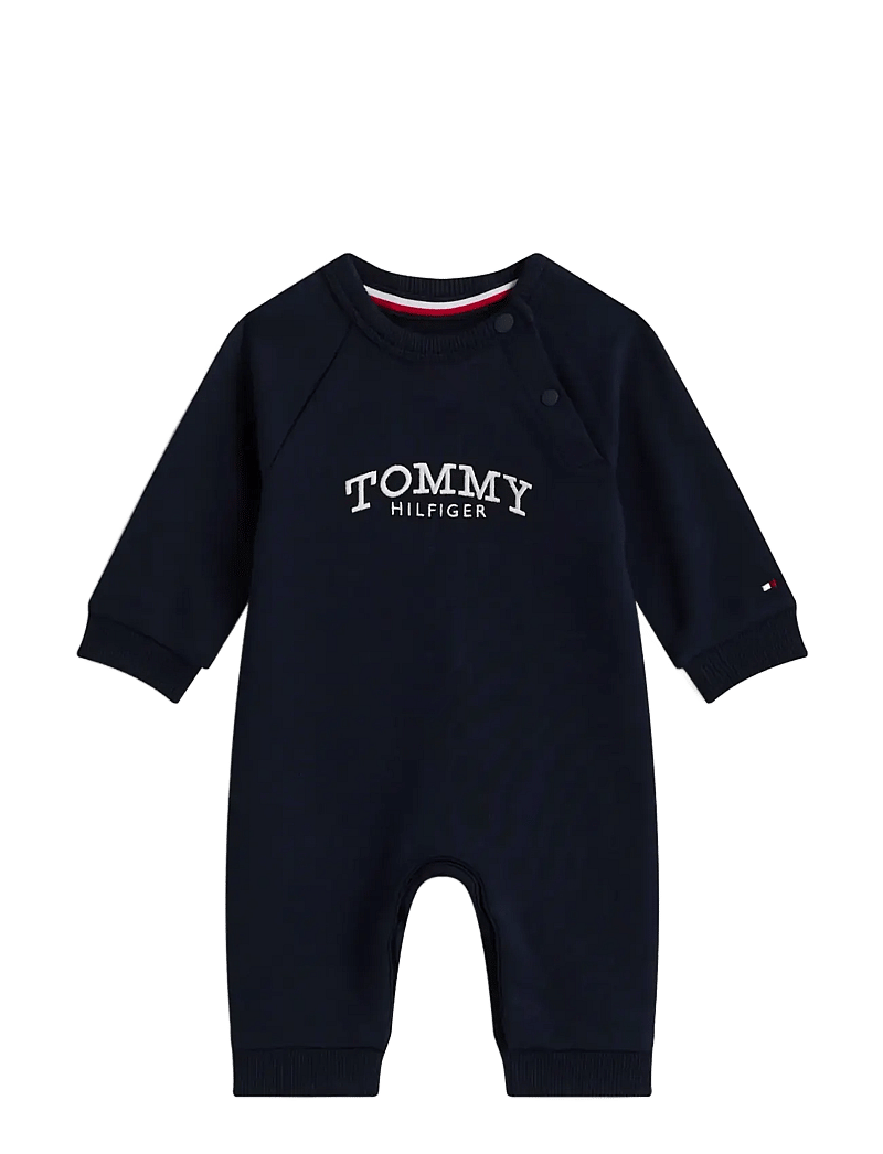 Tommy Hilfiger - MONOTYPE COVERALL - långärmade bodysuits - dark night navy - 0
