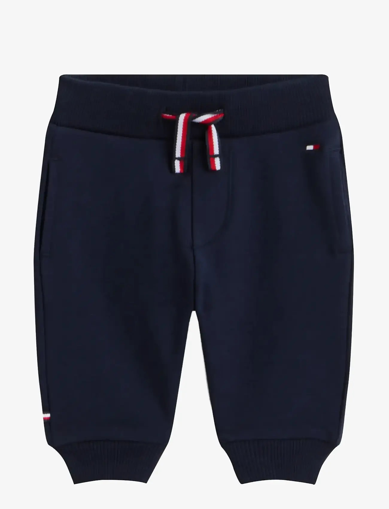 Tommy Hilfiger - ESSENTIAL SWEATPANTS - mjukisbyxor - dark night navy - 0