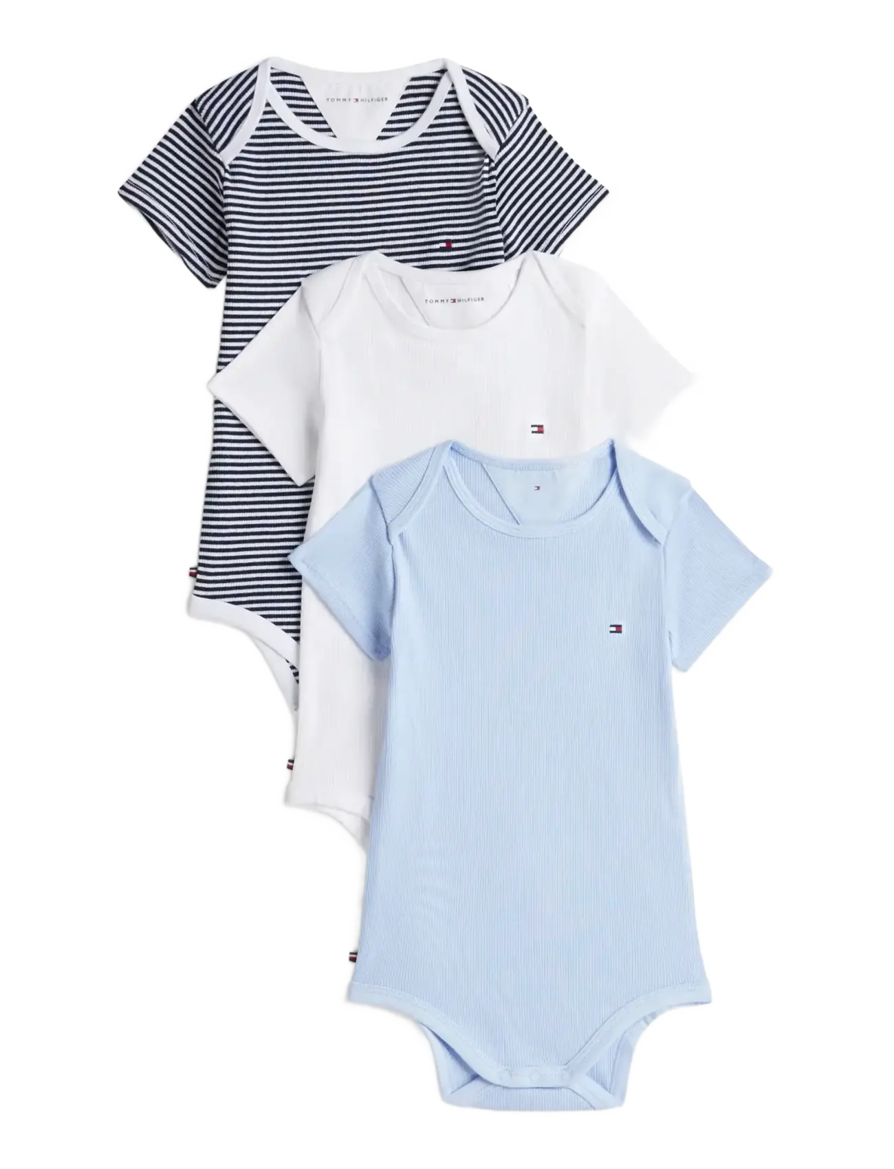 Tommy Hilfiger RIB 3 PACK BODY GIFTBOX - Babyprodukte - DARK NIGHT NAVY STRIPES / blue