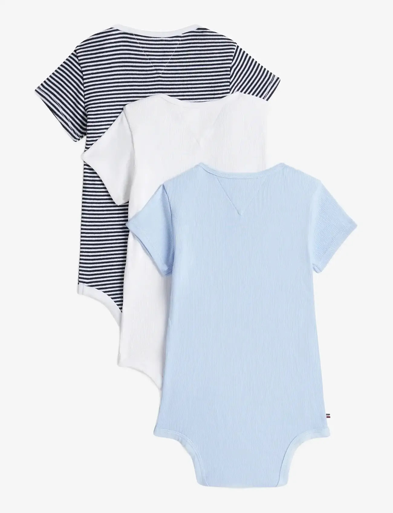 Tommy Hilfiger - RIB 3 PACK BODY GIFTBOX - kurzärmelig - dark night navy stripes - 1