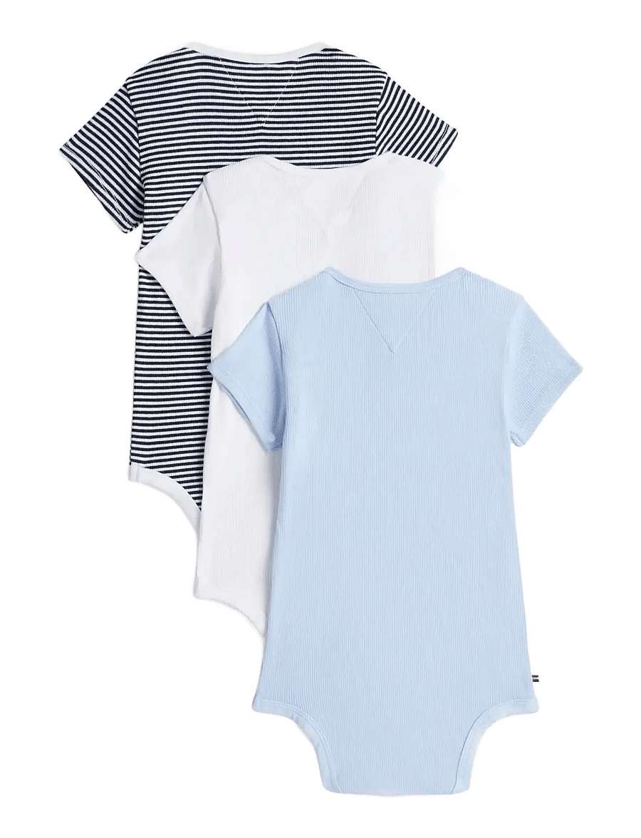 Tommy Hilfiger - RIB 3 PACK BODY GIFTBOX - lühikeste varrukatega - dark night navy stripes - 1
