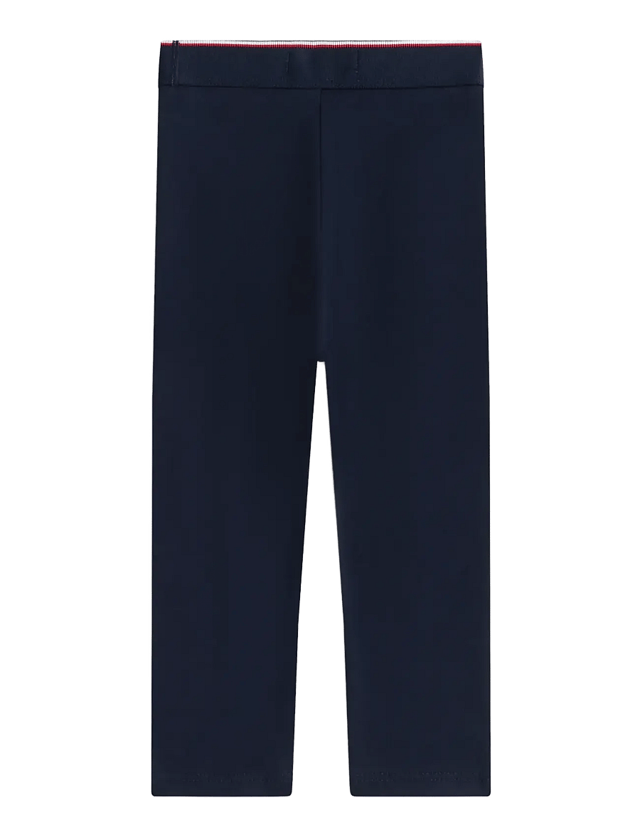 Tommy Hilfiger - GLOBAL STRIPE WB LEGGINGS - odzież - dark night navy - 1
