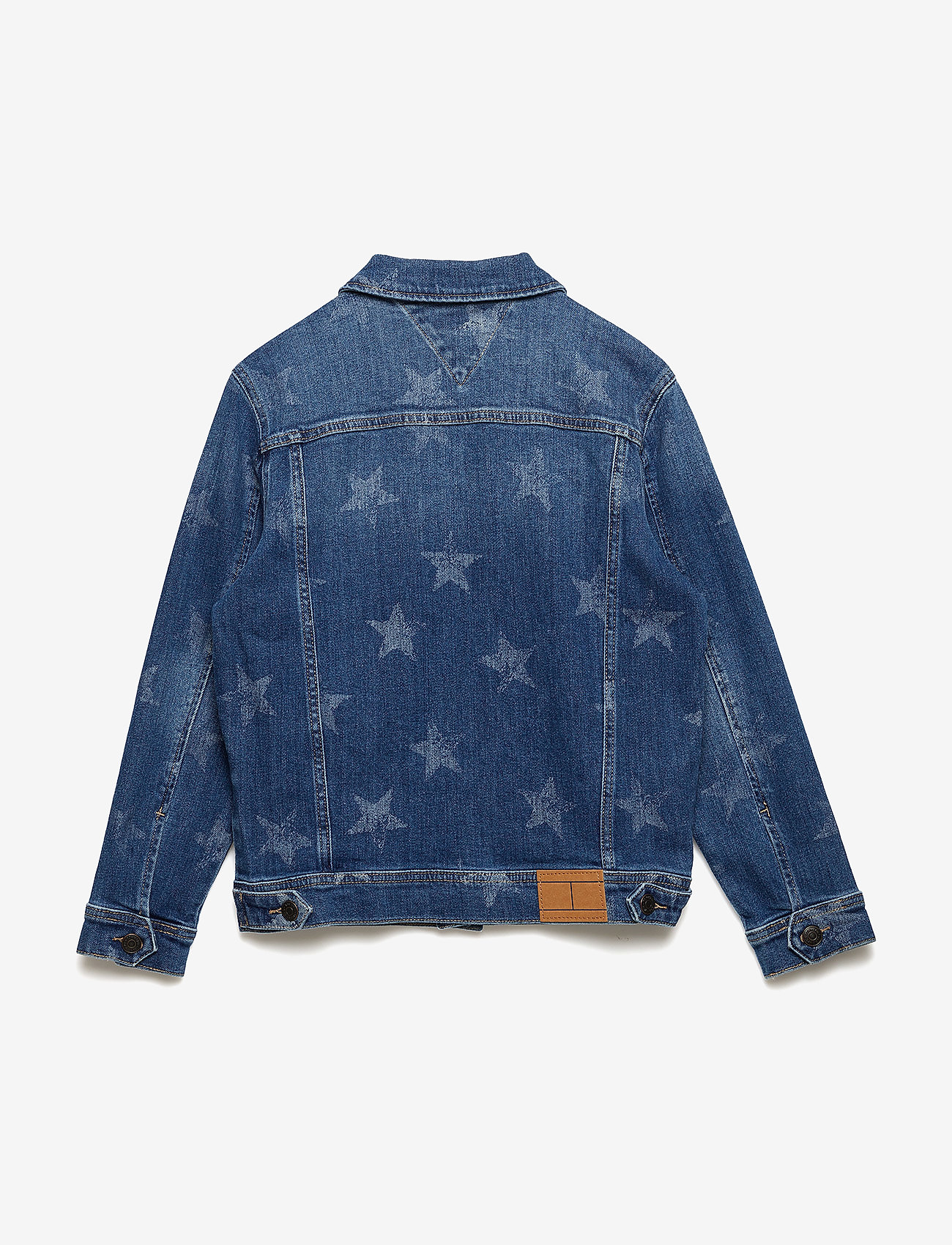 Tommy Hilfiger - UNISEX DENIM JACKET - mid blue star stretch - 1