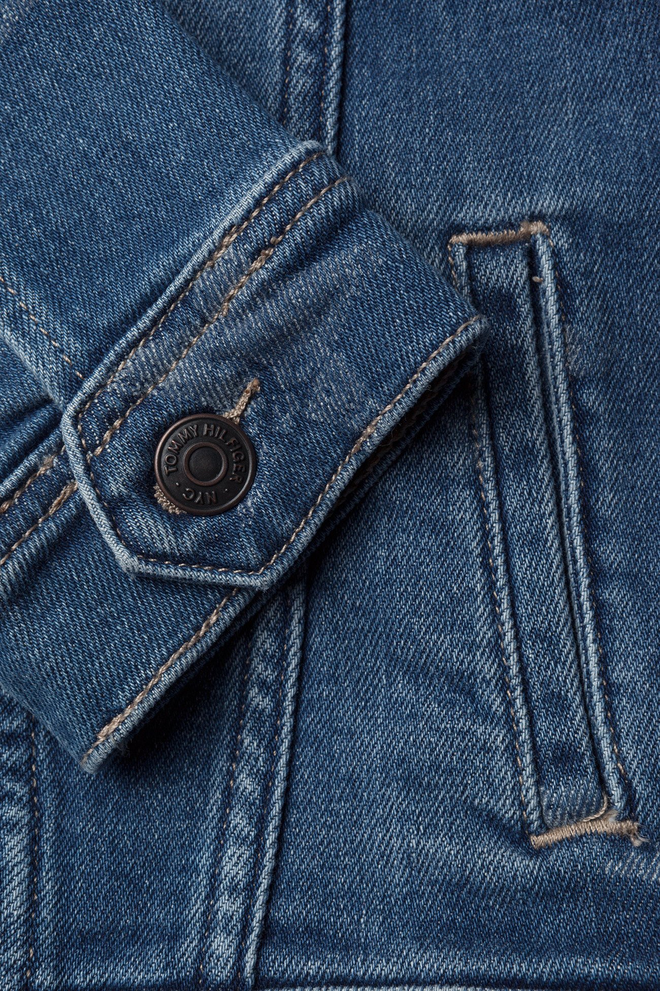 Tommy Hilfiger - UNISEX DENIM JACKET - mid blue star stretch - 3