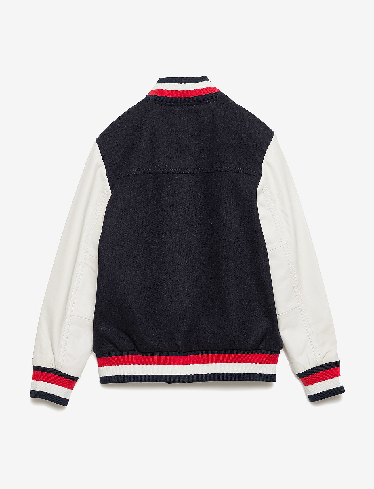 Tommy Hilfiger - UNISEX VARSITY JACKE - sky captain/snow white - 1