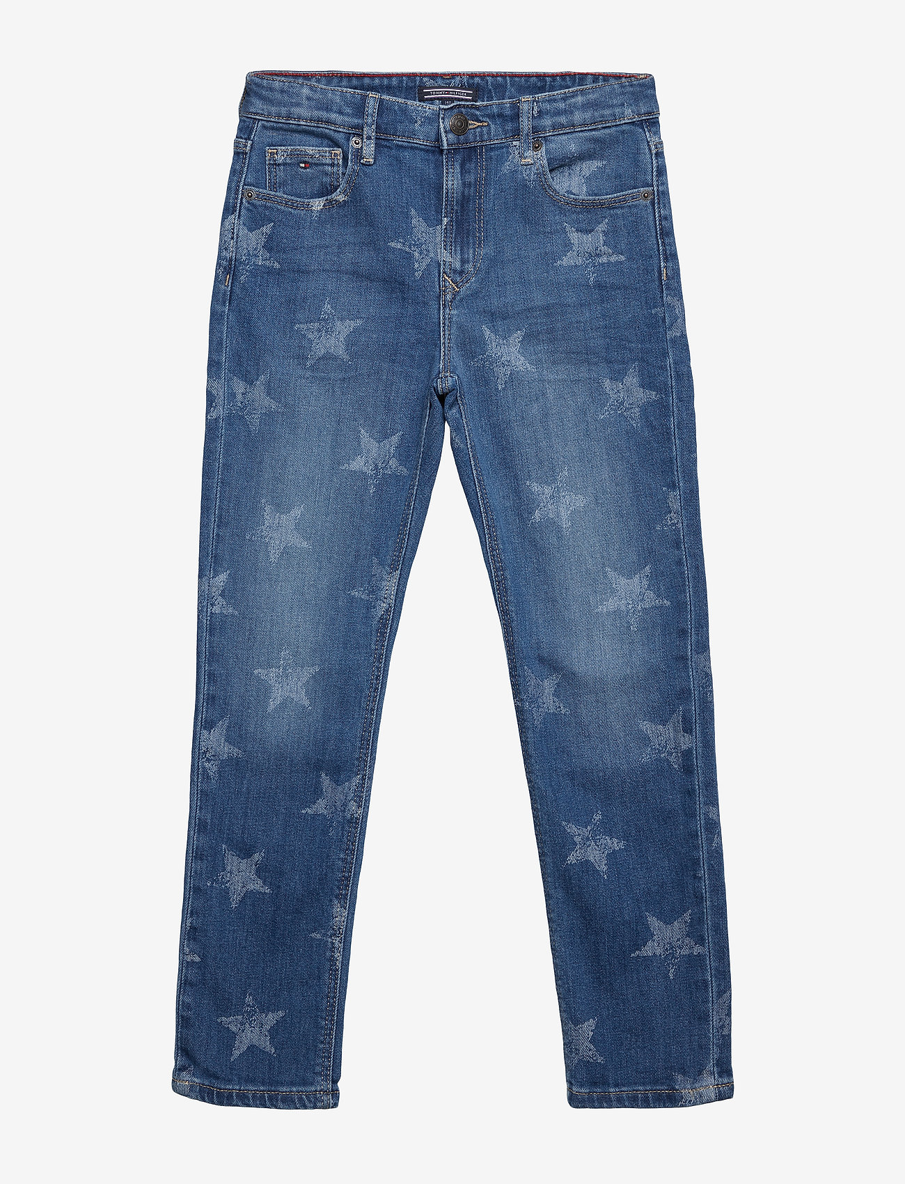 Tommy Hilfiger - UNISEX DENIM PANTS M - mid blue star stretch - 0