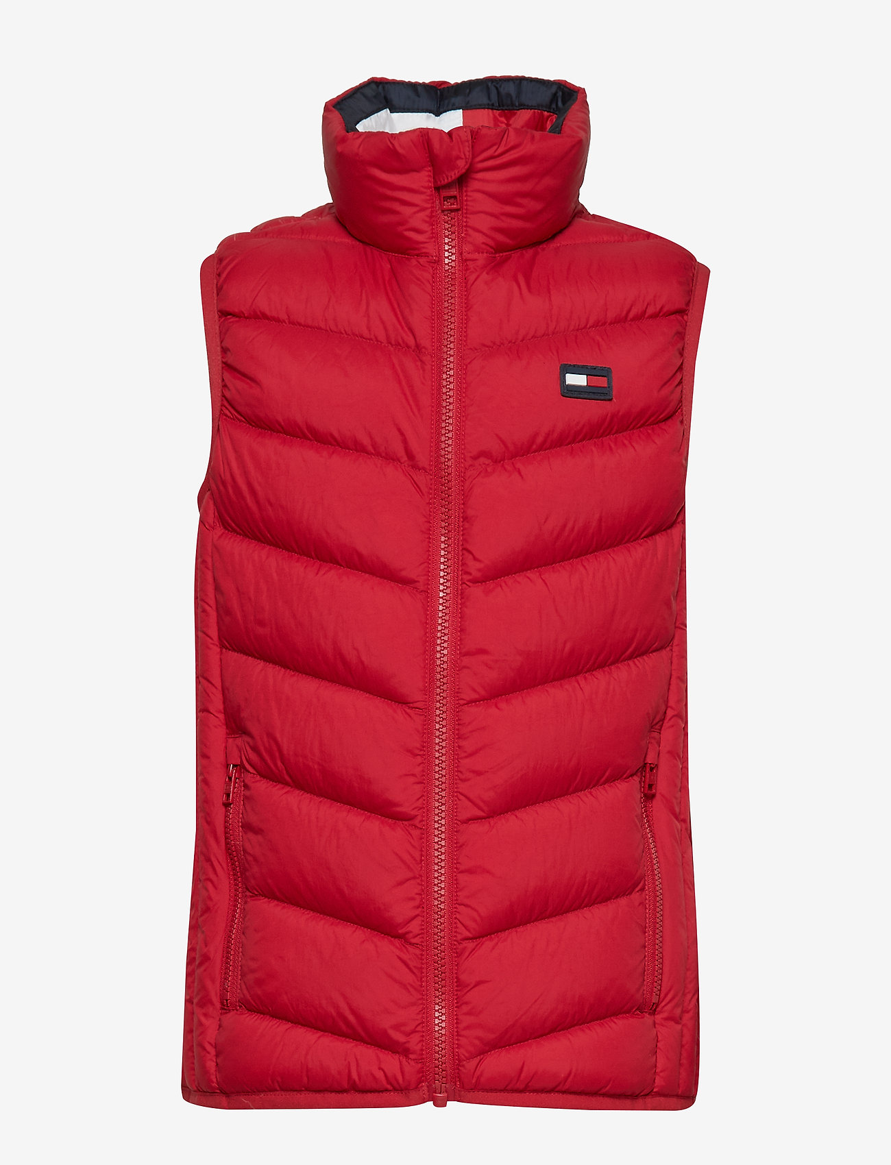 Tommy Hilfiger - U LIGHT DOWN VEST/GI - apple red - 1