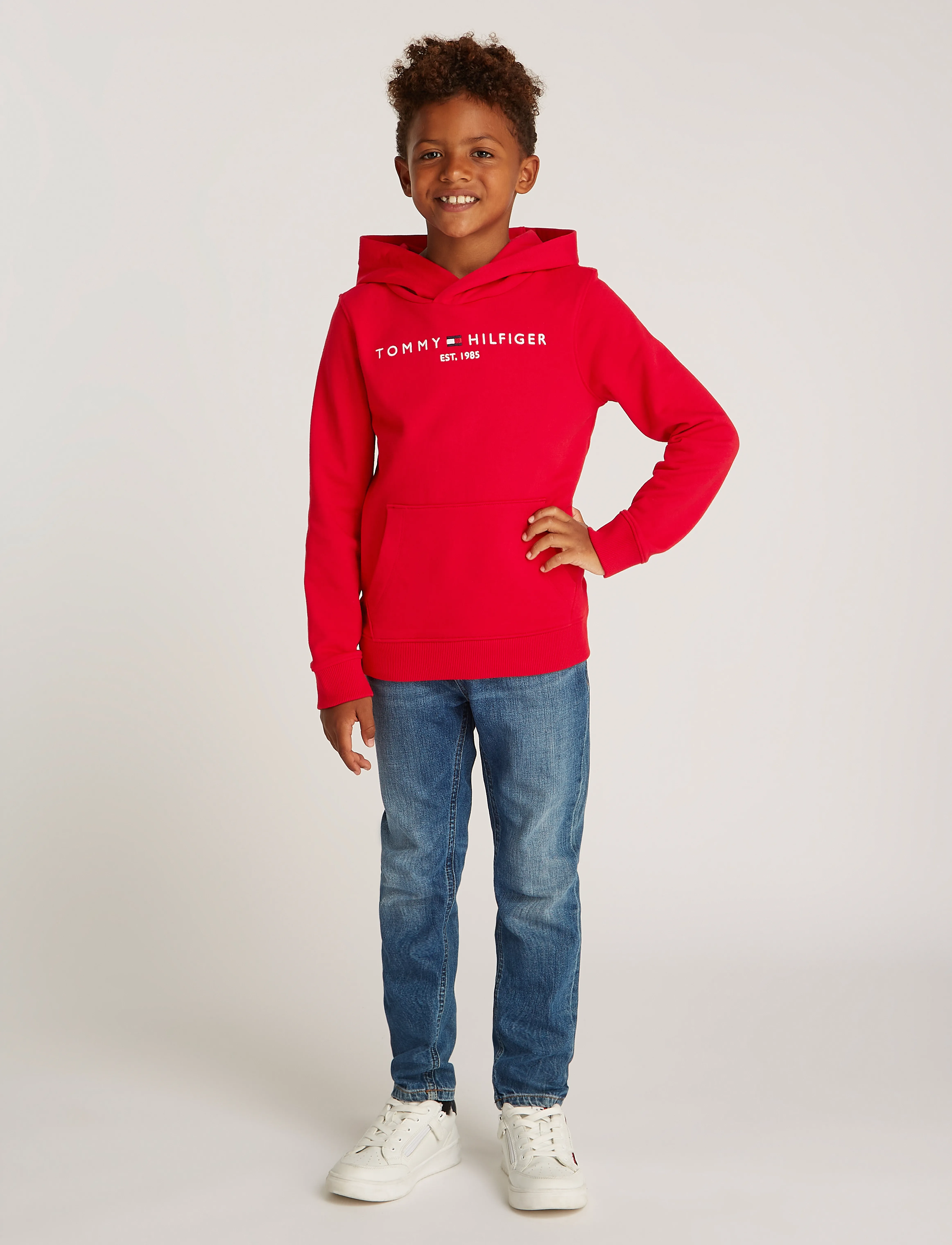 Tommy Hilfiger - U CORP LOGO ESS HOODIE - primary red - 4