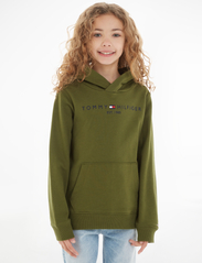 Tommy Hilfiger - ESSENTIAL HOODIE - kapuutsiga dressipluusid - putting green - 0