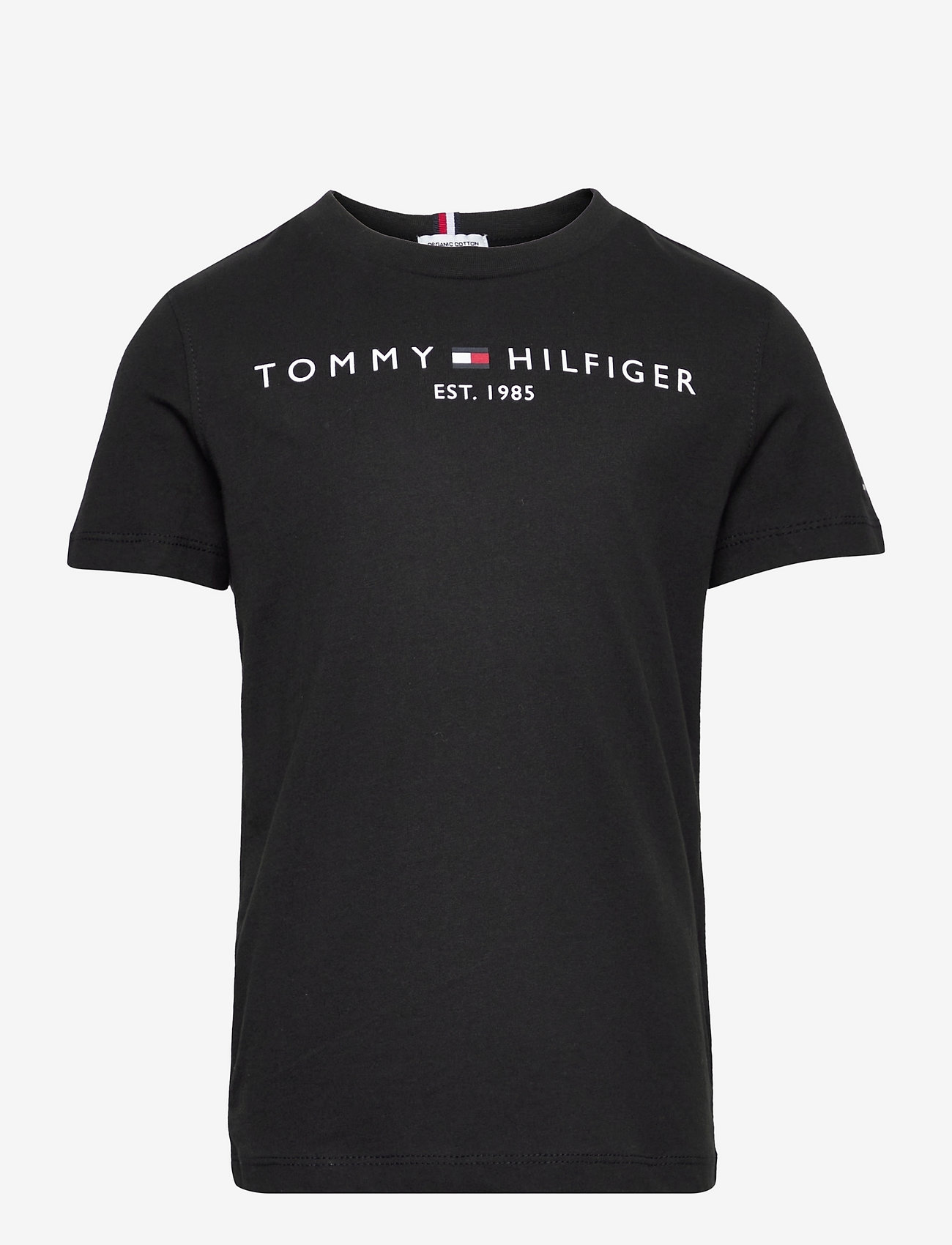 Tommy Hilfiger - ESSENTIAL TEE S/S - kortärmade t-shirts - black - 1