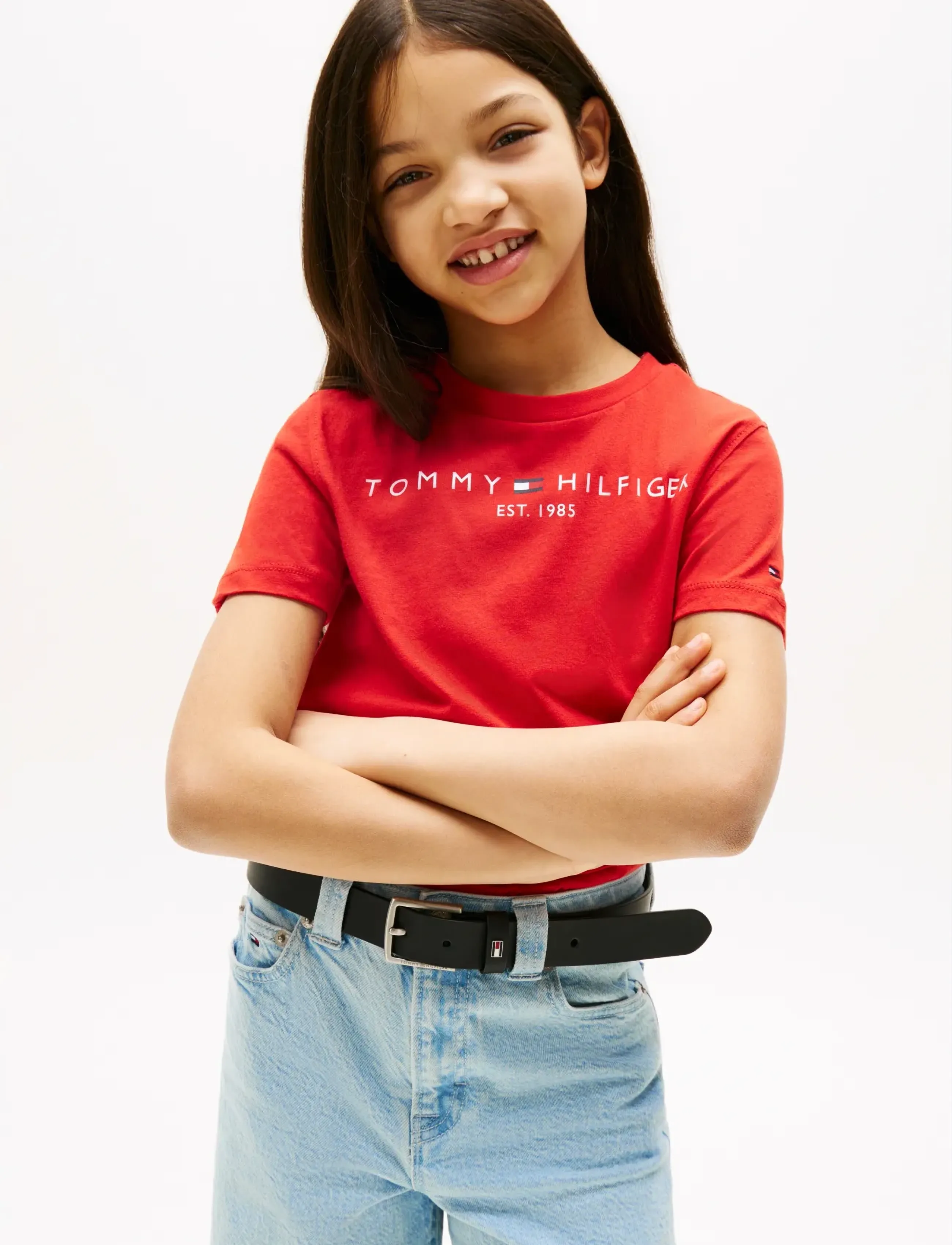 Tommy Hilfiger ESSENTIAL TEE S/S - Oberteile & T-Shirts - DEEP CRIMSON / red