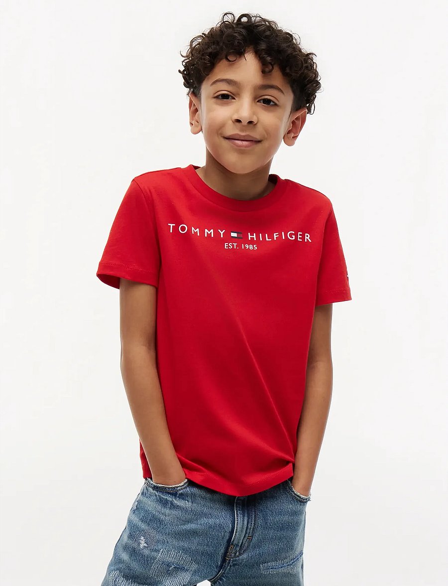 Tommy Hilfiger - ESSENTIAL TEE S/S - kurzärmelige - deep crimson - 0