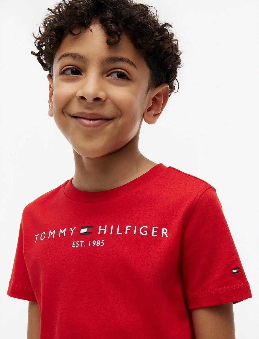 Tommy Hilfiger - ESSENTIAL TEE S/S - kurzärmelige - deep crimson - 4