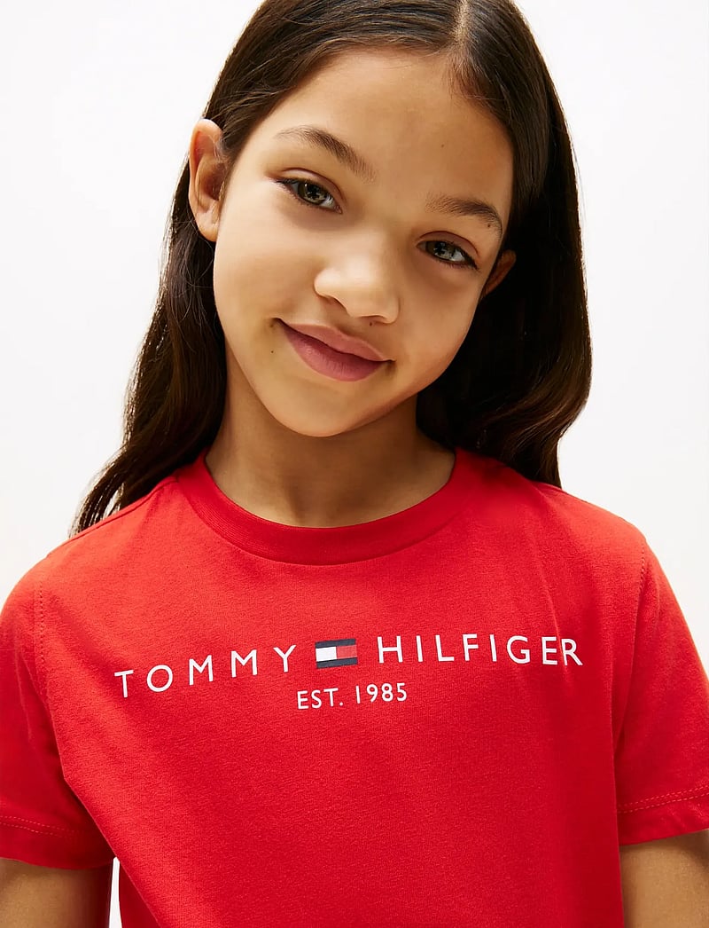 Tommy Hilfiger - ESSENTIAL TEE S/S - kortärmade t-shirts - deep crimson - 5
