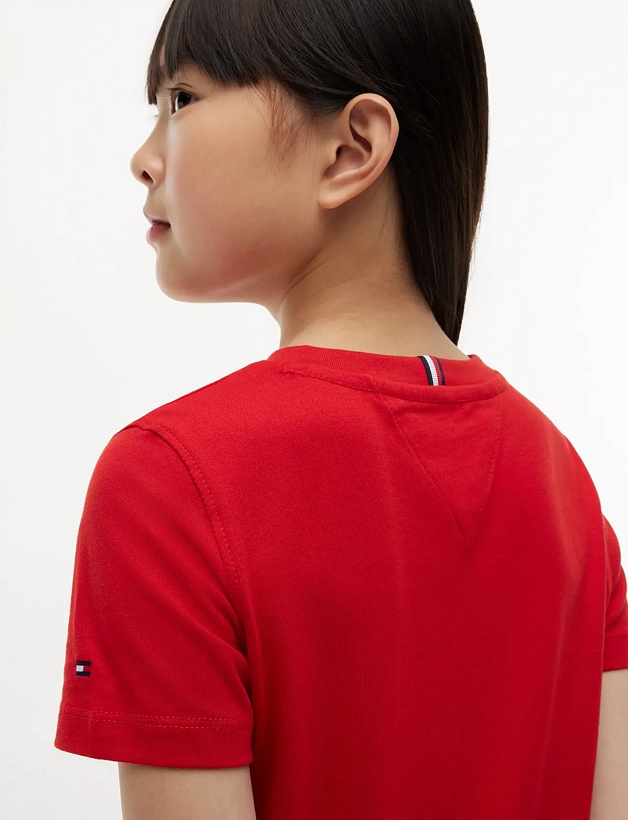 Tommy Hilfiger - ESSENTIAL TEE S/S - kurzärmelige - deep crimson - 5