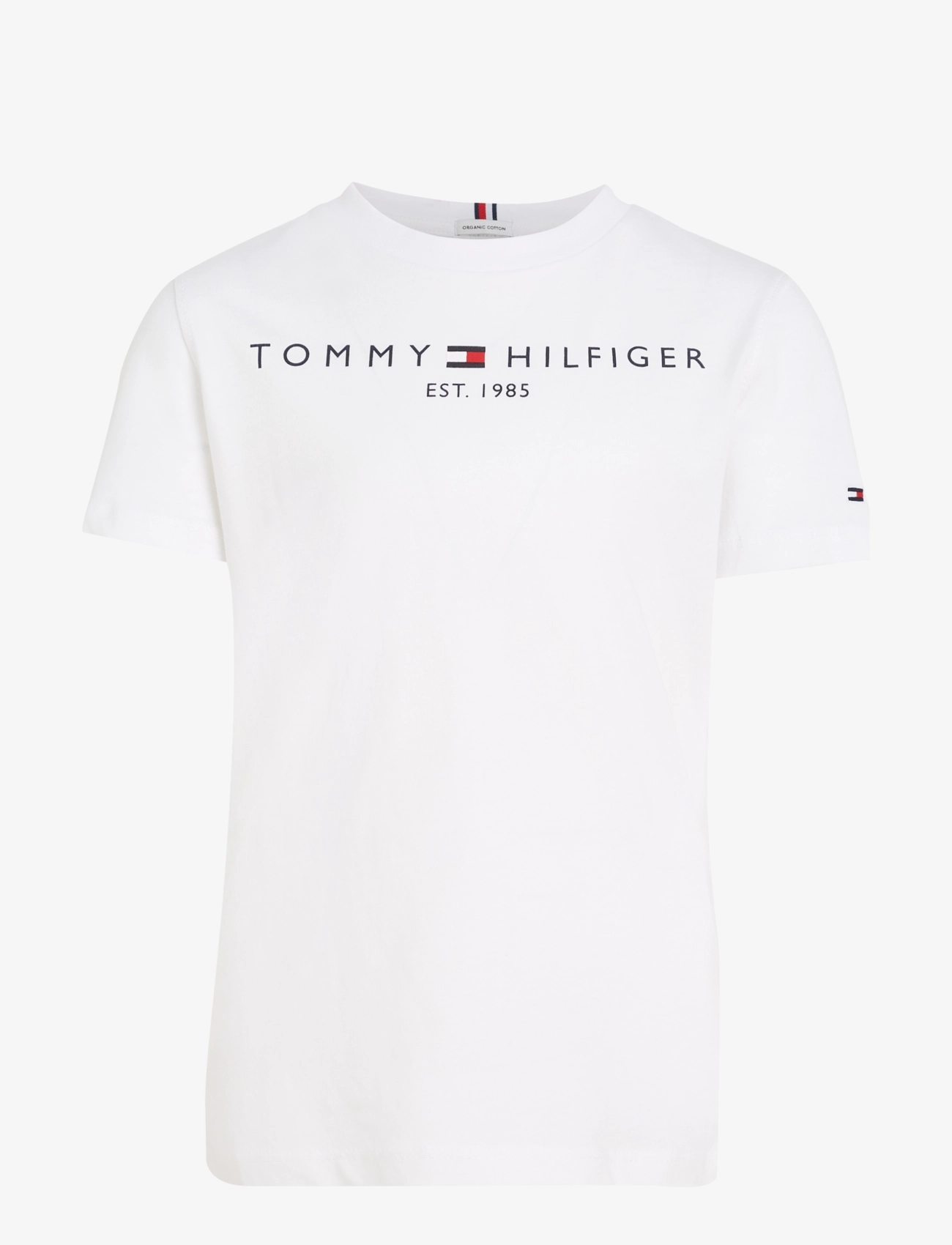 TOMMY HILFIGER Essential Tee S/S Weiß - 164 - Kinder