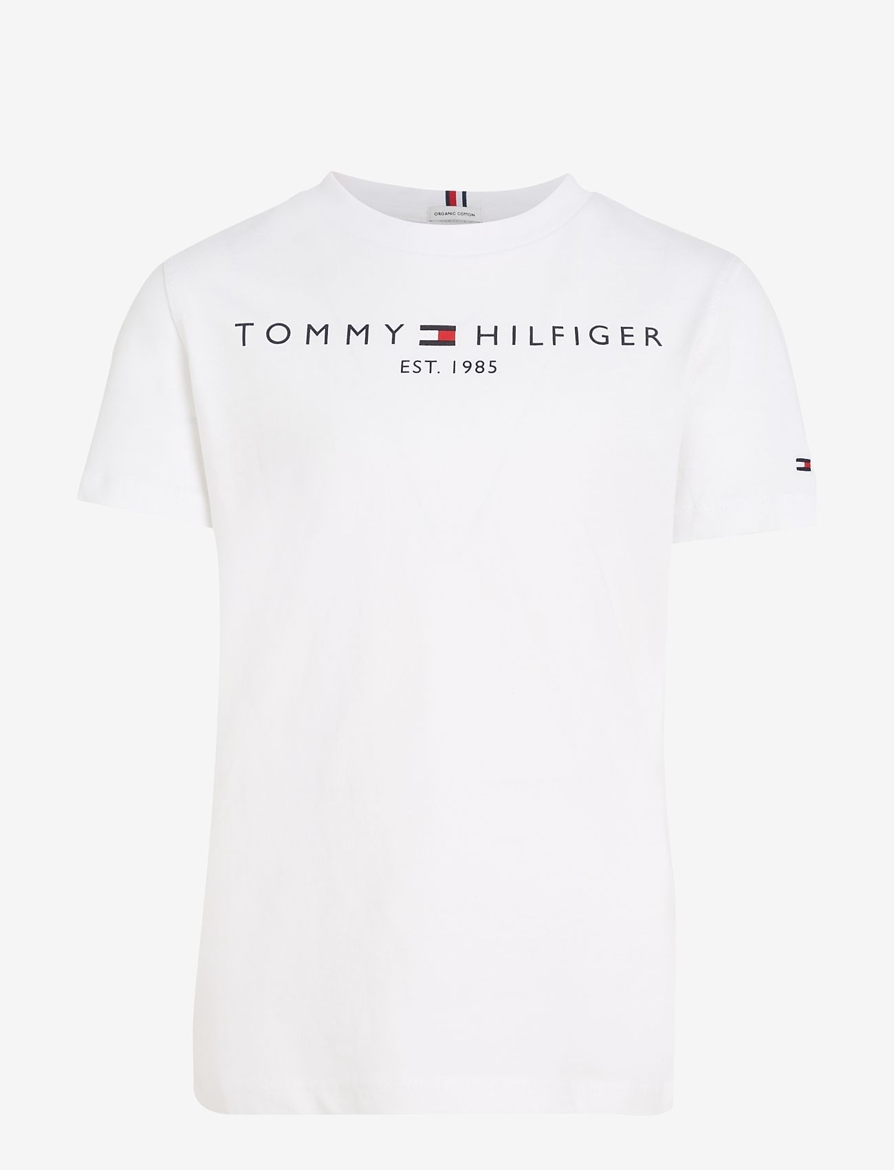 Tommy Hilfiger - ESSENTIAL TEE S/S - kortärmade t-shirts - white - 1