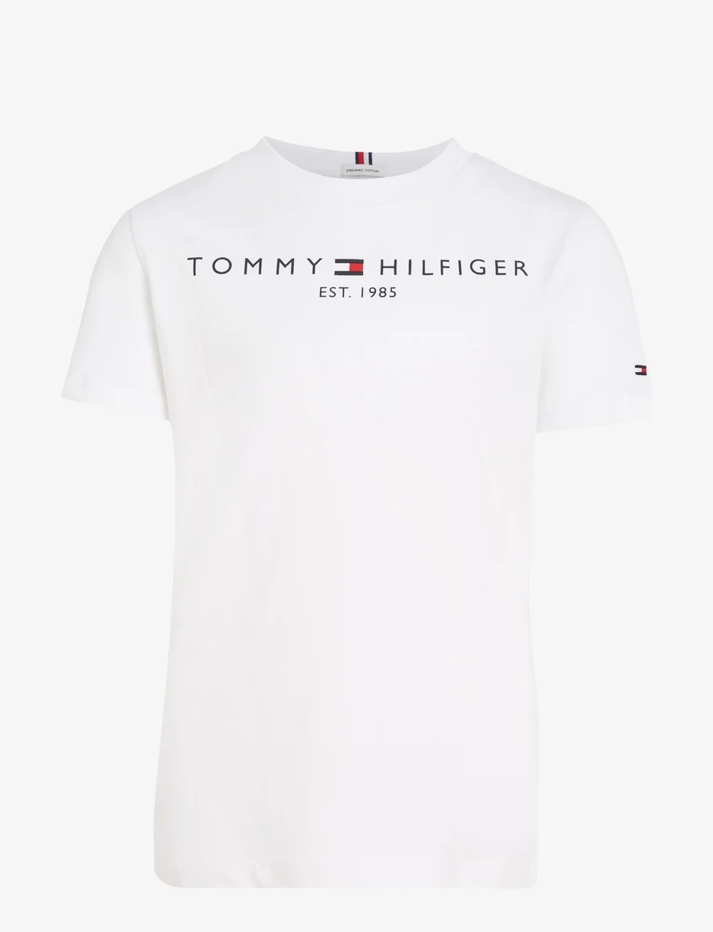 Tommy Hilfiger - ESSENTIAL TEE S/S - lühikeste varrukatega t-särgid - white - 1