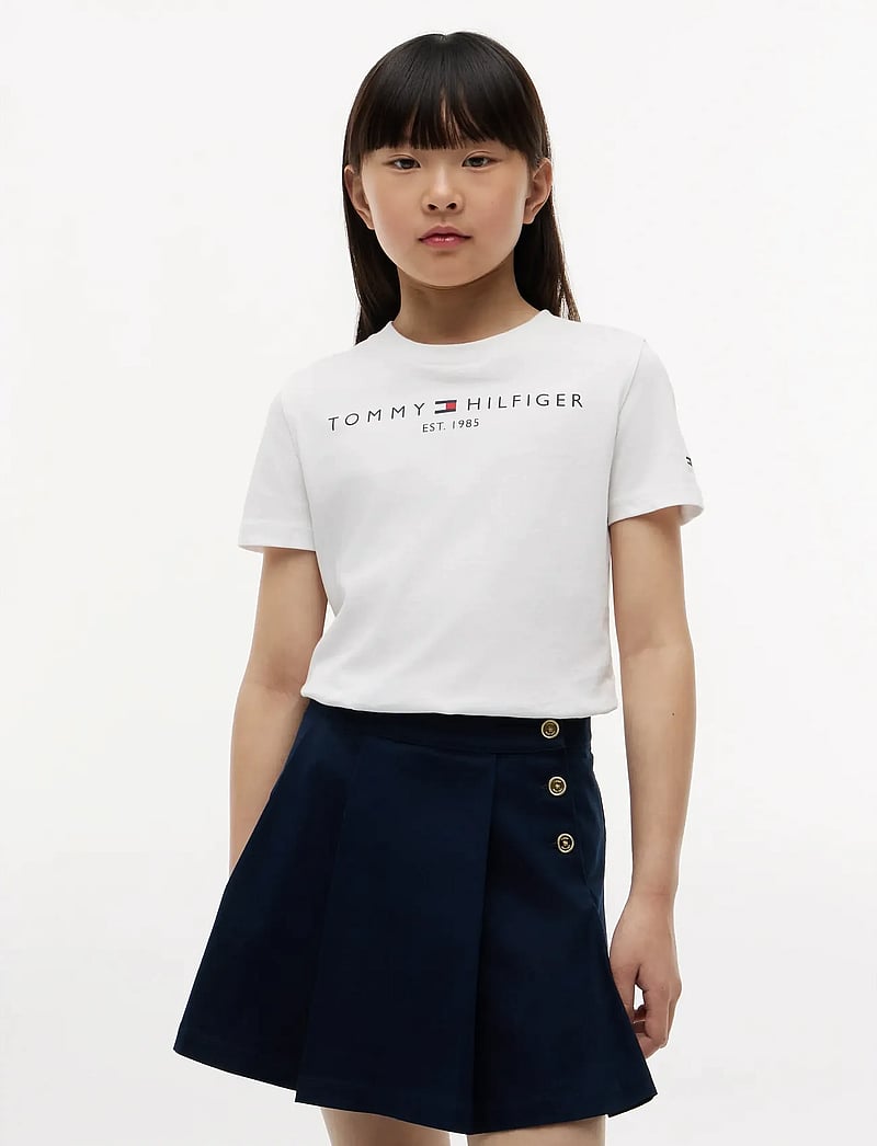 Tommy Hilfiger - ESSENTIAL TEE S/S - kortärmade t-shirts - white - 3