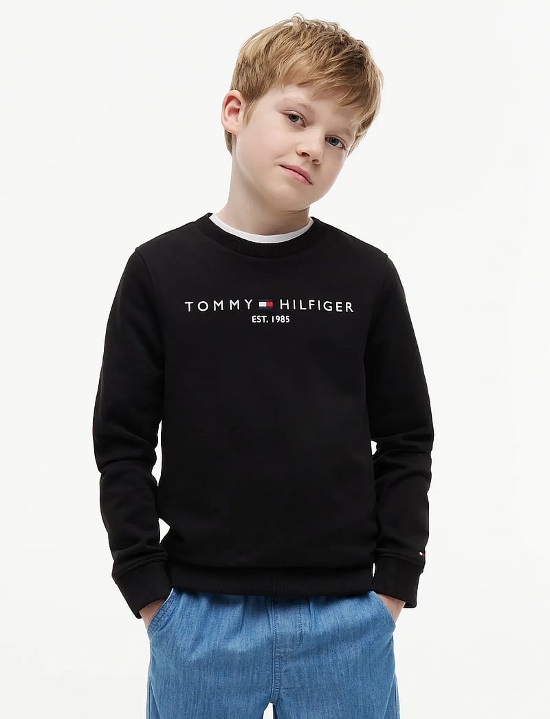 Tommy Hilfiger - ESSENTIAL SWEATSHIRT - sweatshirts - black - 0