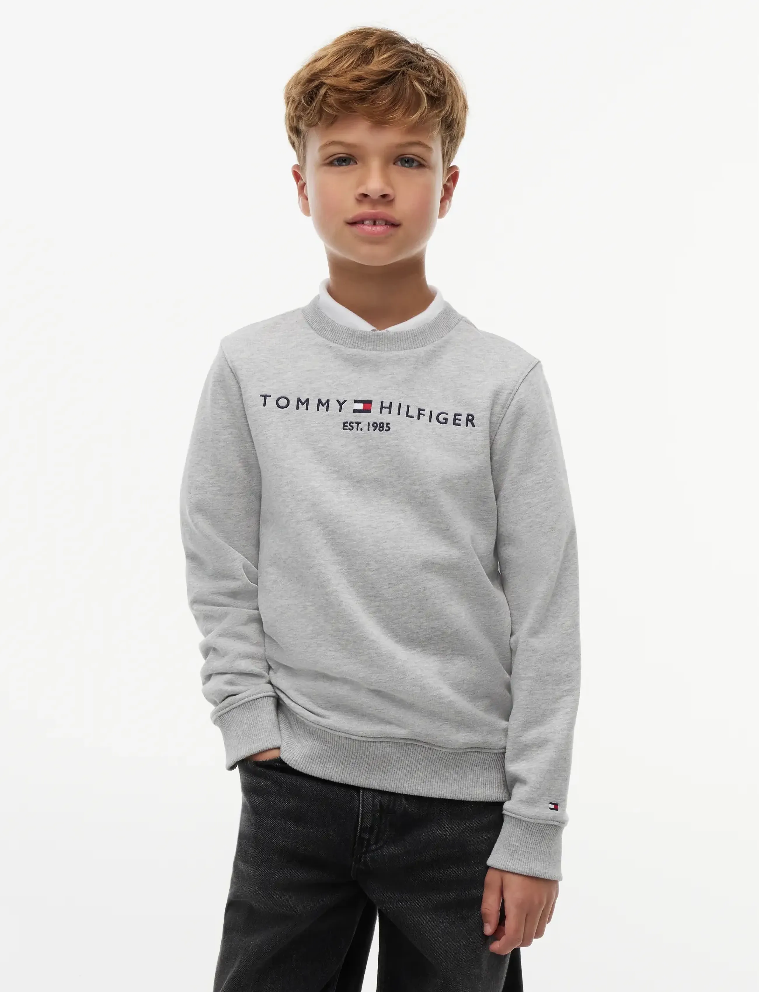 Tommy Hilfiger - ESSENTIAL SWEATSHIRT - höstkläder - light grey heather - 5