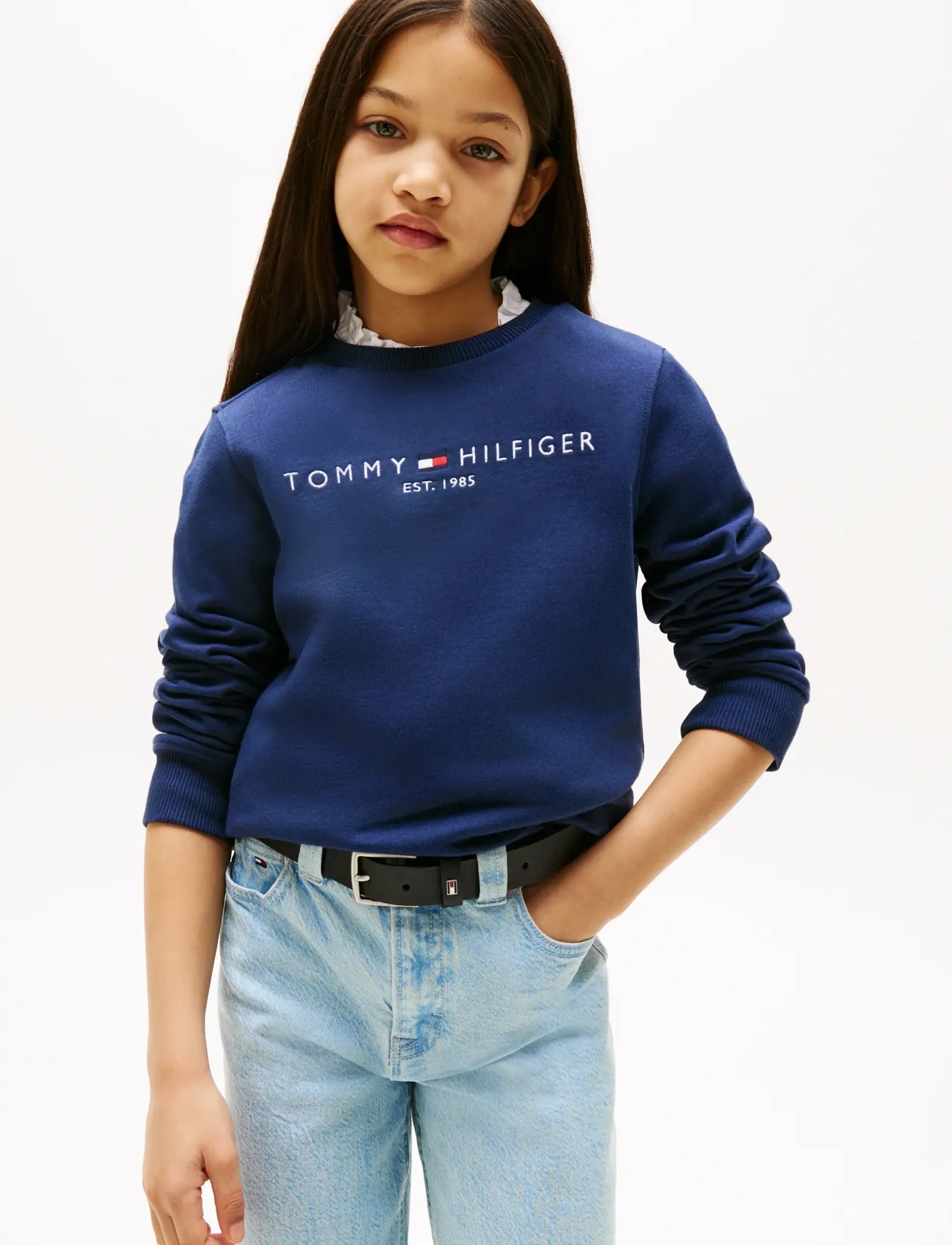 Tommy Hilfiger ESSENTIAL SWEATSHIRT - Tøj - TWILIGHT NAVY / navy