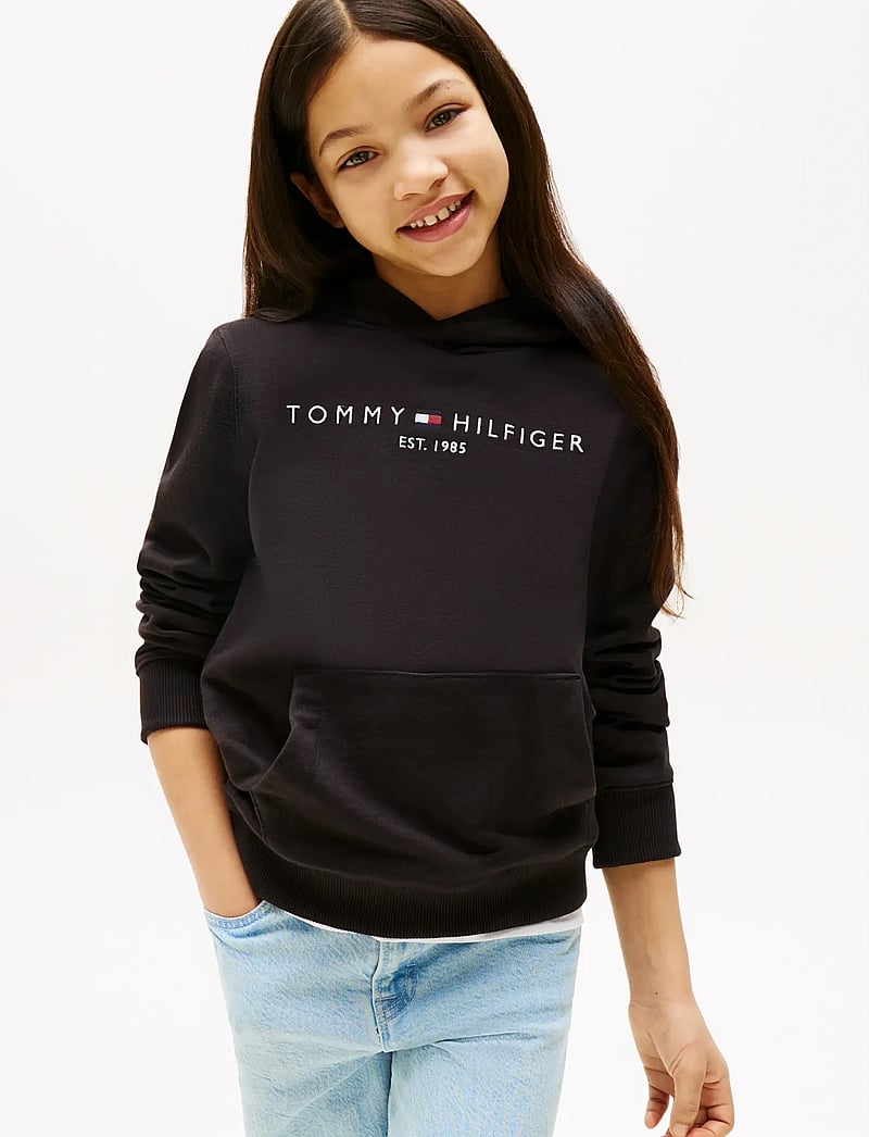 Tommy Hilfiger - ESSENTIAL HOODIE - huvtröjor - black - 0