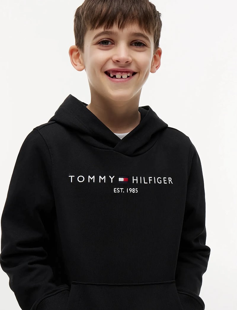 Tommy Hilfiger - ESSENTIAL HOODIE - hoodies - black - 0