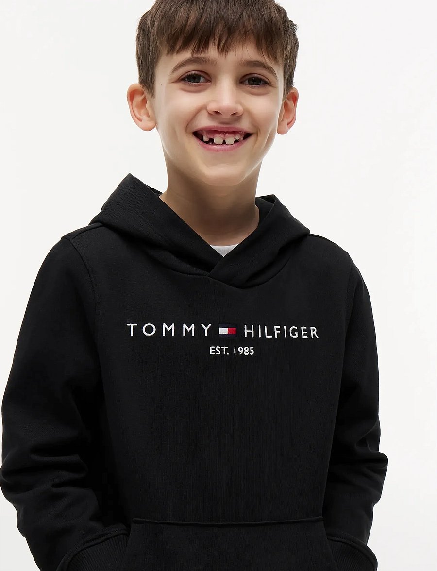 Tommy Hilfiger - ESSENTIAL HOODIE - kapuzenpullover - black - 0