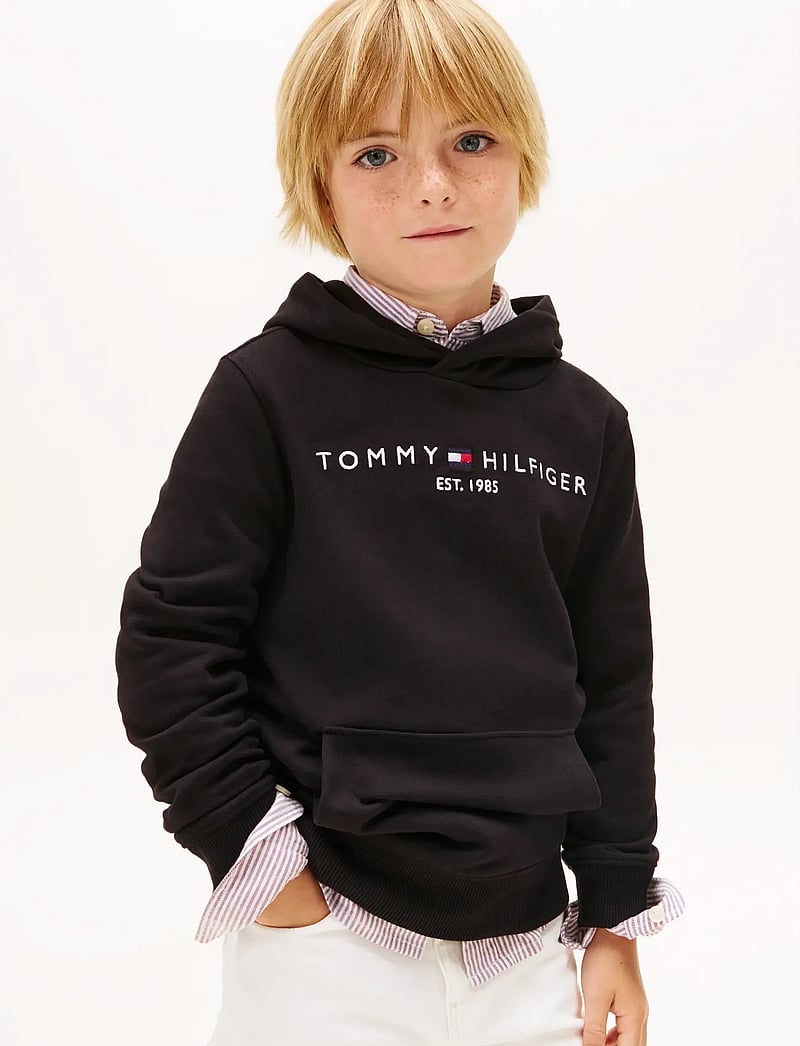 Tommy Hilfiger - ESSENTIAL HOODIE - huvtröjor - black - 4
