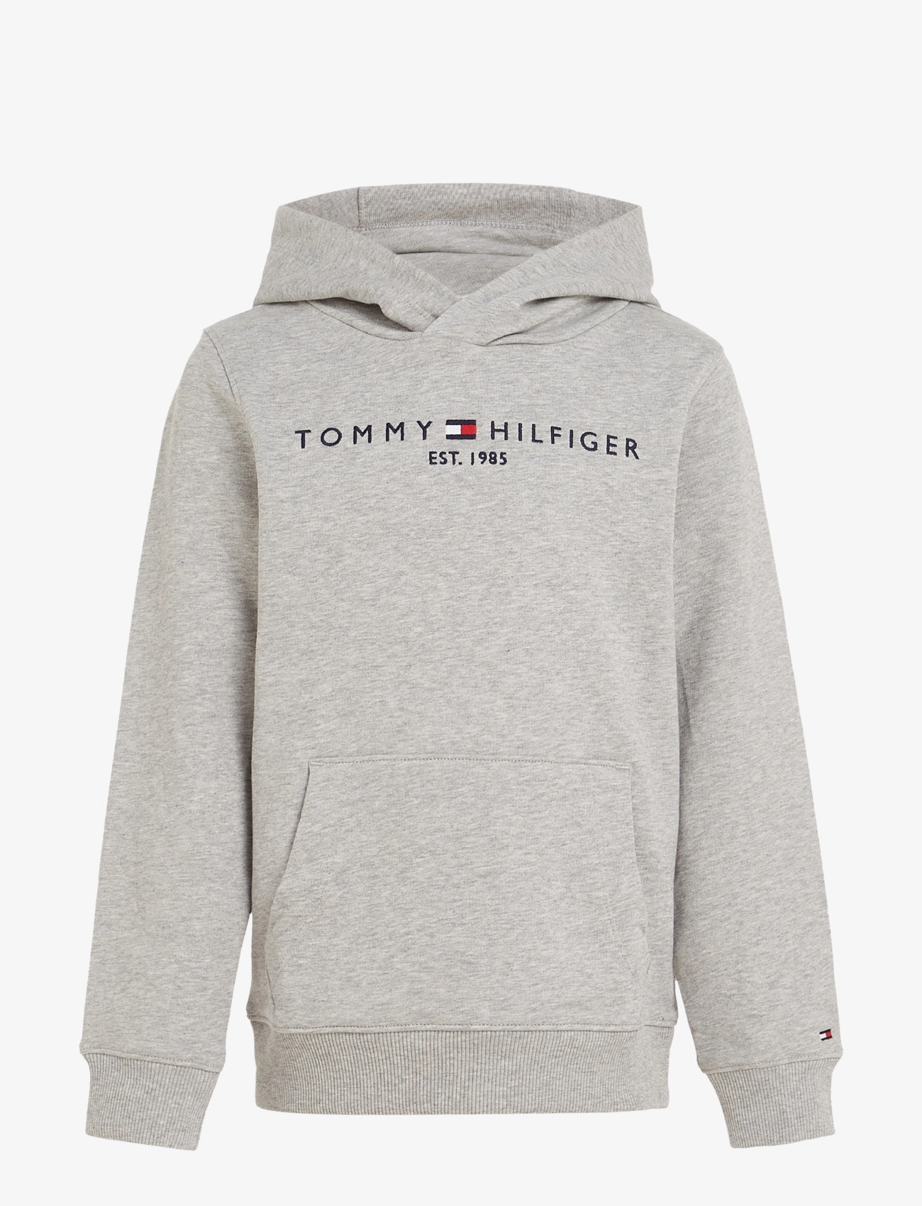 TOMMY HILFIGER Essential Hoodie Grau - 140 - Kinder