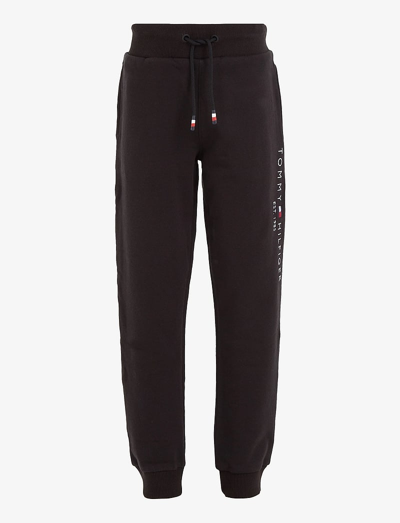 Tommy Hilfiger - ESSENTIAL SWEATPANTS - dressipüksid - black - 1