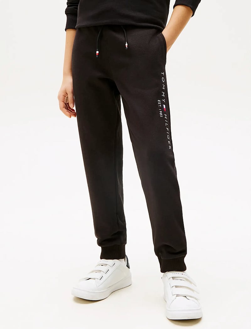 Tommy Hilfiger - ESSENTIAL SWEATPANTS - jogginghosen - black - 4