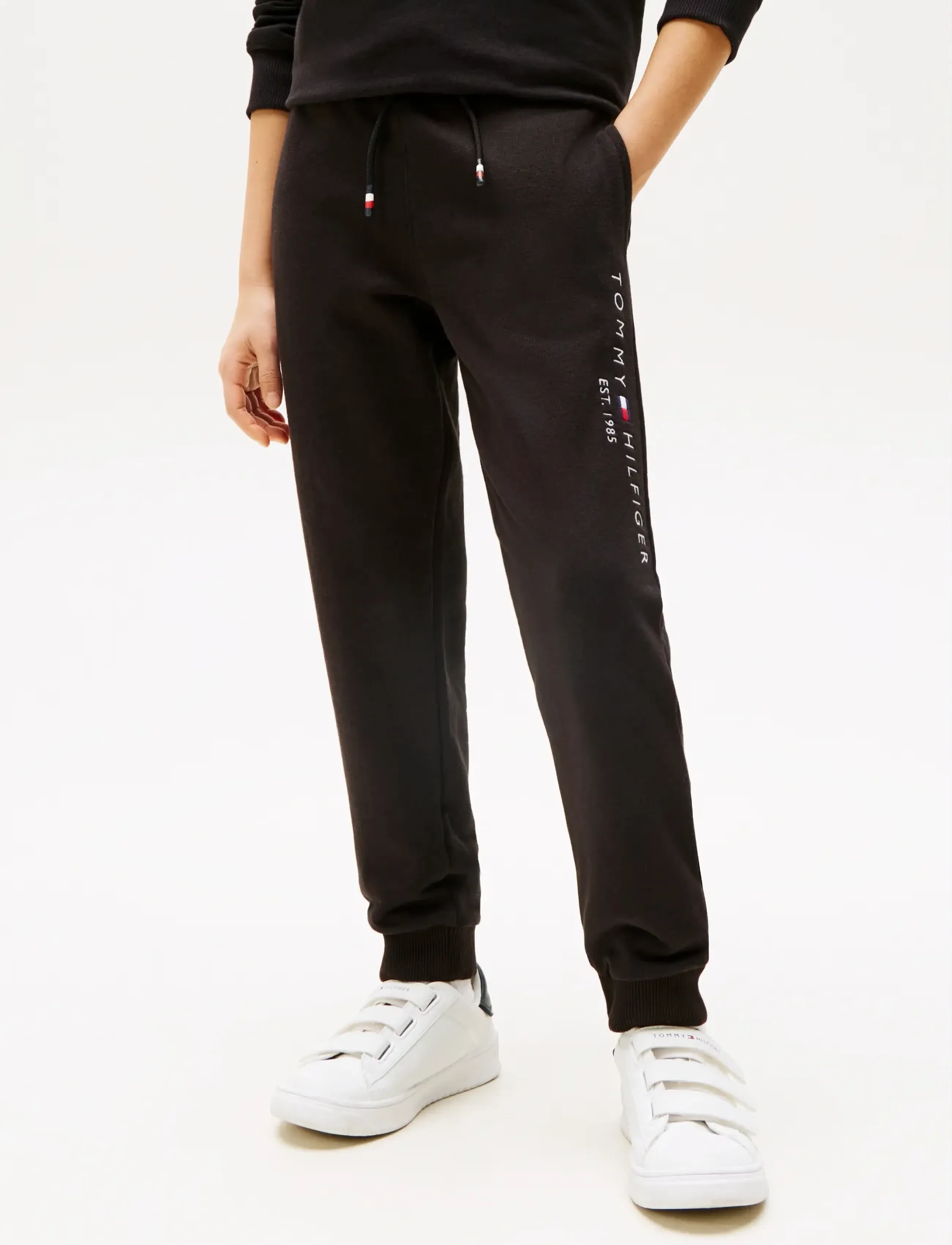 Tommy Hilfiger - ESSENTIAL SWEATPANTS - sweatpants - black - 4