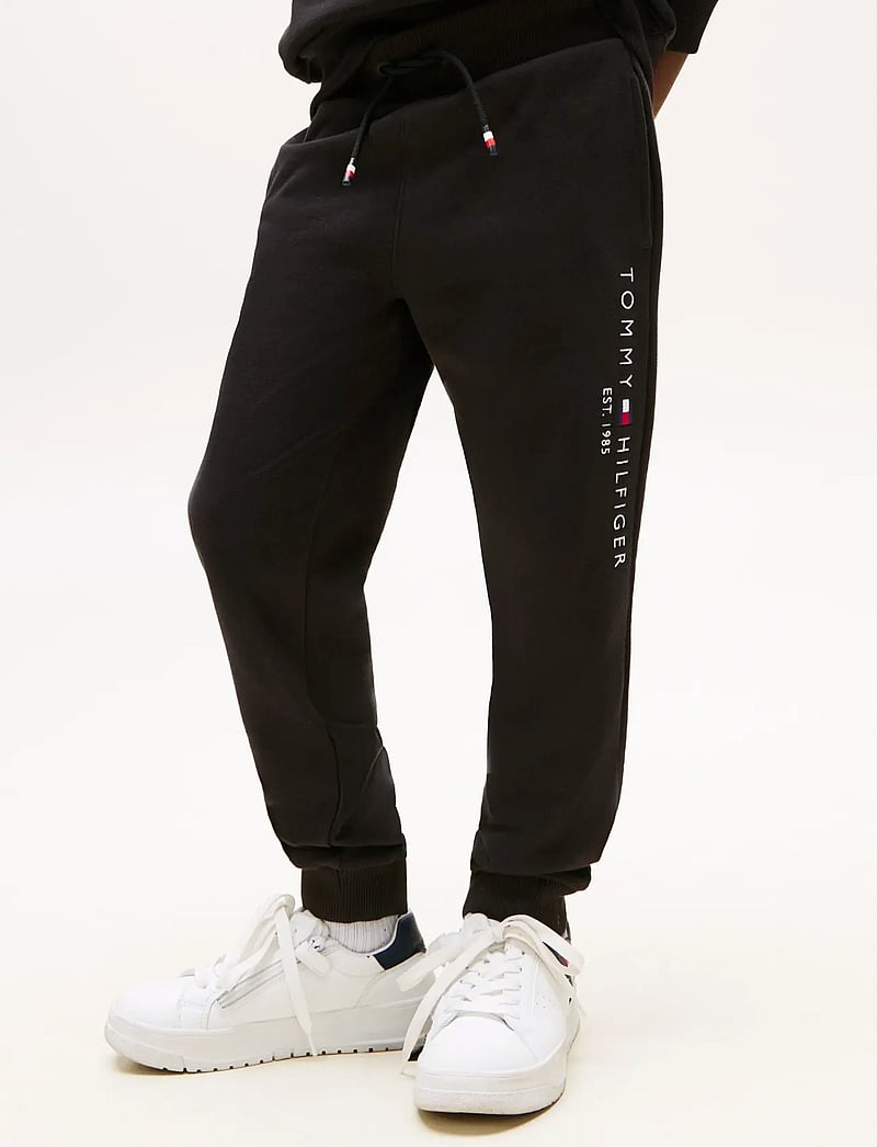 Tommy Hilfiger - ESSENTIAL SWEATPANTS - jogginghosen - black - 5