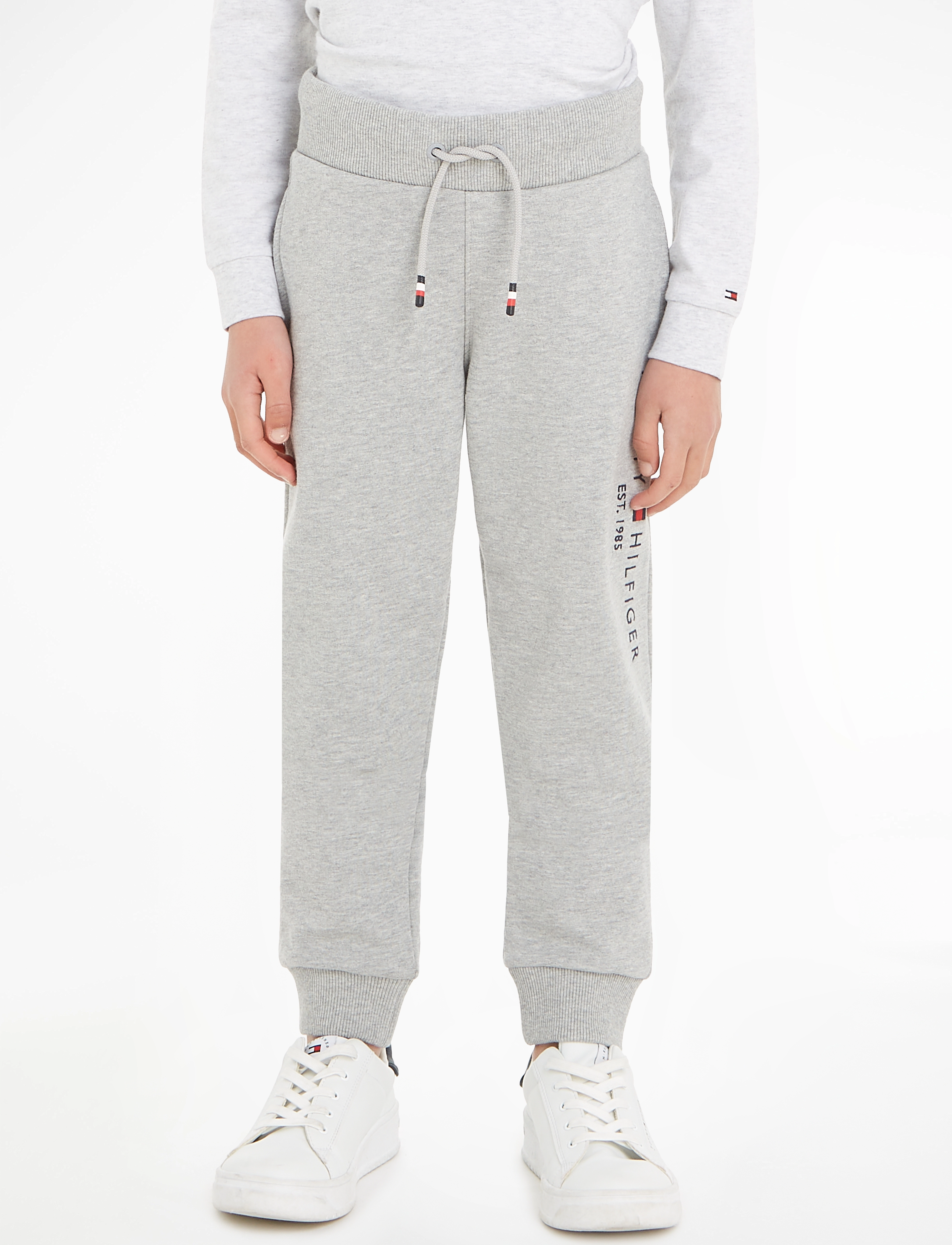 Tommy Hilfiger ESSENTIAL SWEATPANTS - Tøj - LIGHT GREY HEATHER / grey