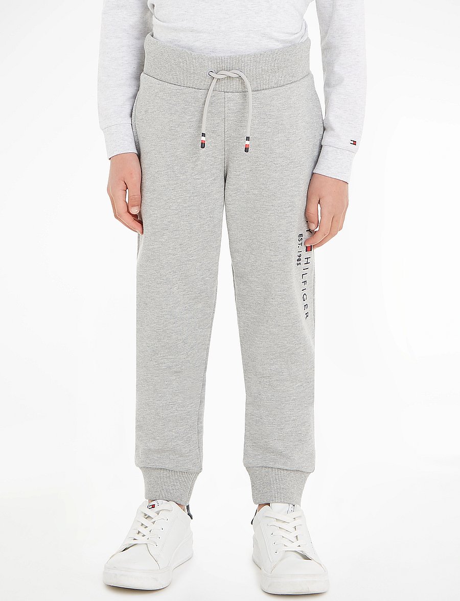 Tommy Hilfiger - ESSENTIAL SWEATPANTS - joggingbroek - light grey heather - 0