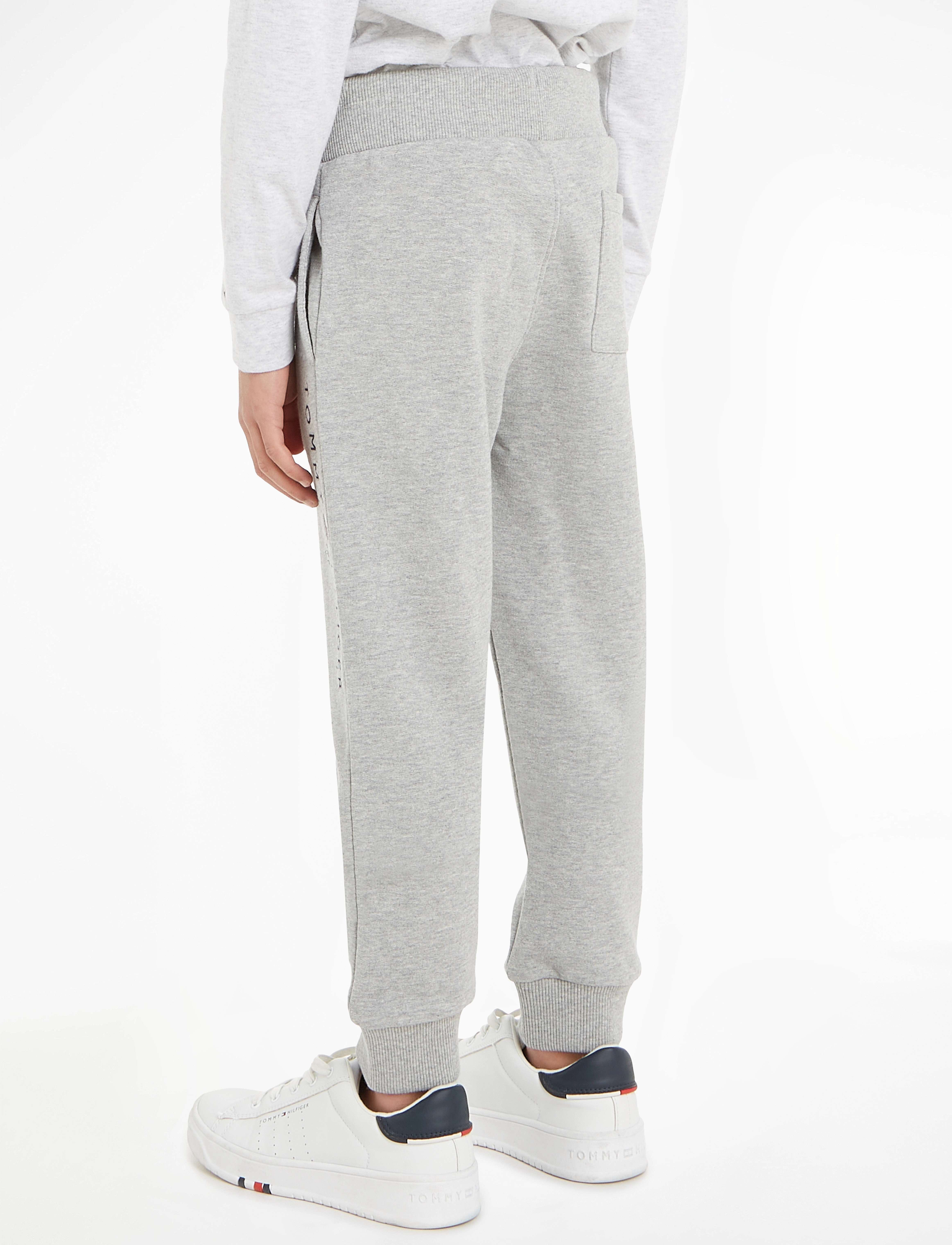 Tommy Hilfiger - ESSENTIAL SWEATPANTS - joggingbroek - light grey heather - 3