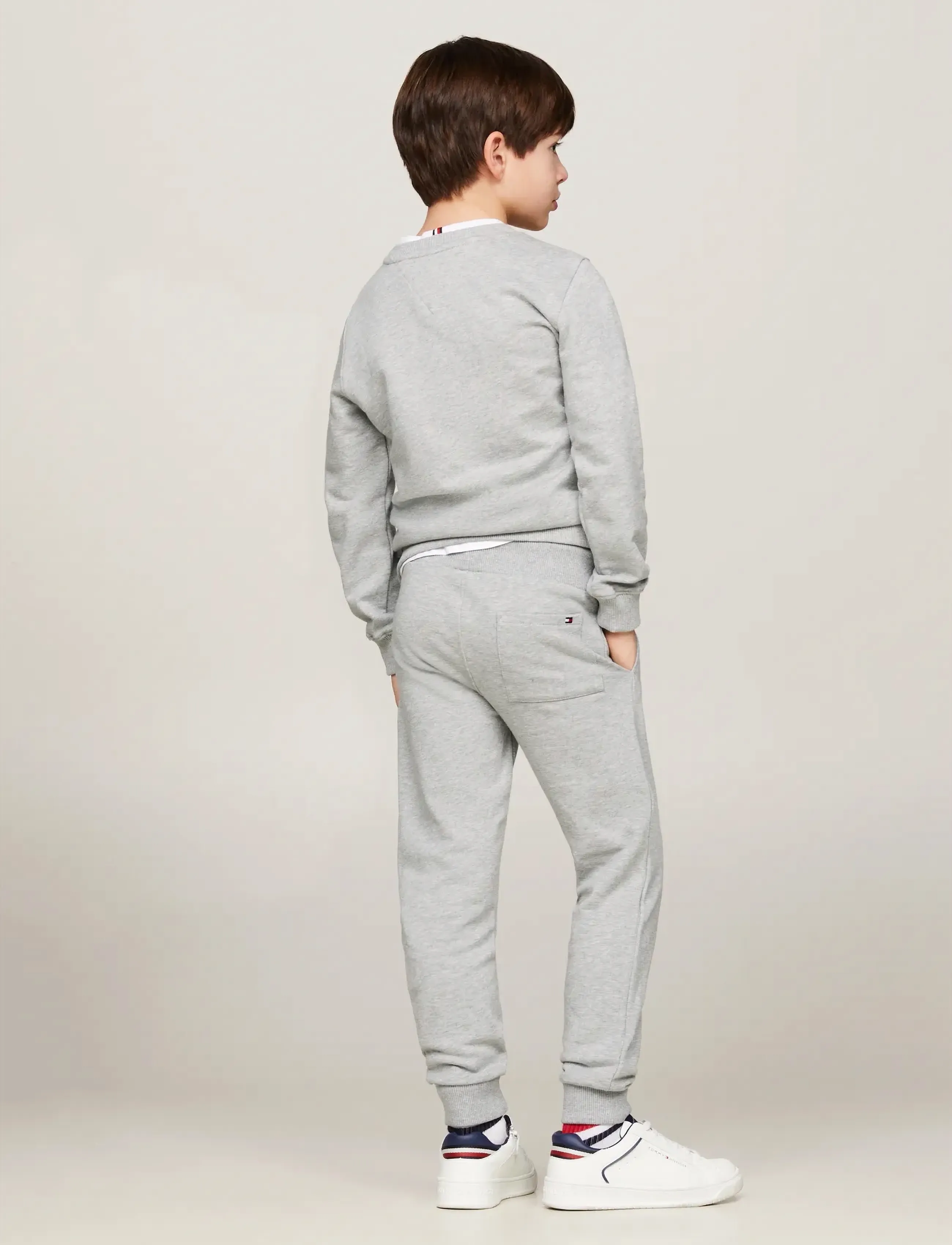 Tommy Hilfiger - ESSENTIAL SWEATPANTS - joggingbroek - light grey heather - 4