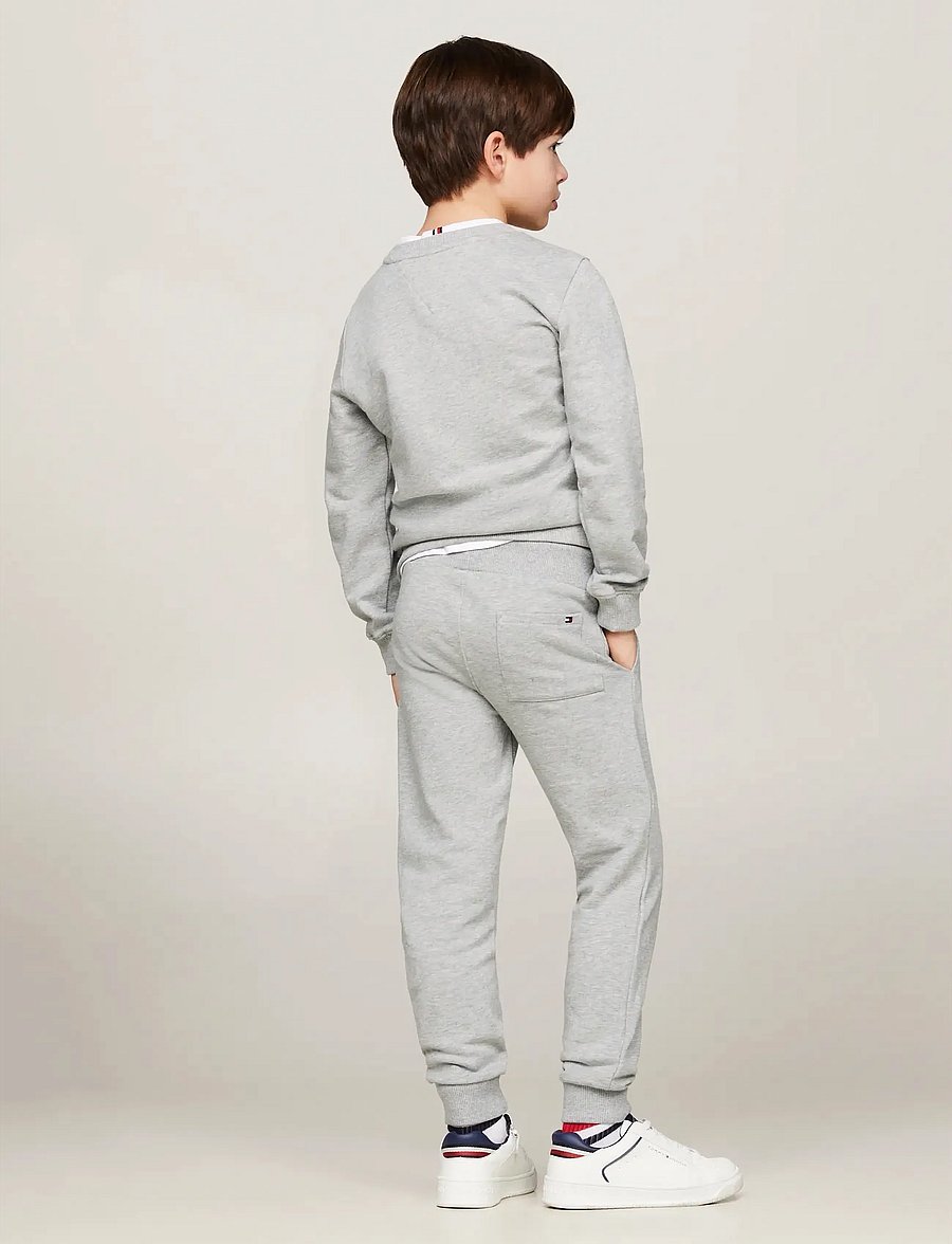 Tommy Hilfiger - ESSENTIAL SWEATPANTS - joggingbroek - light grey heather - 4
