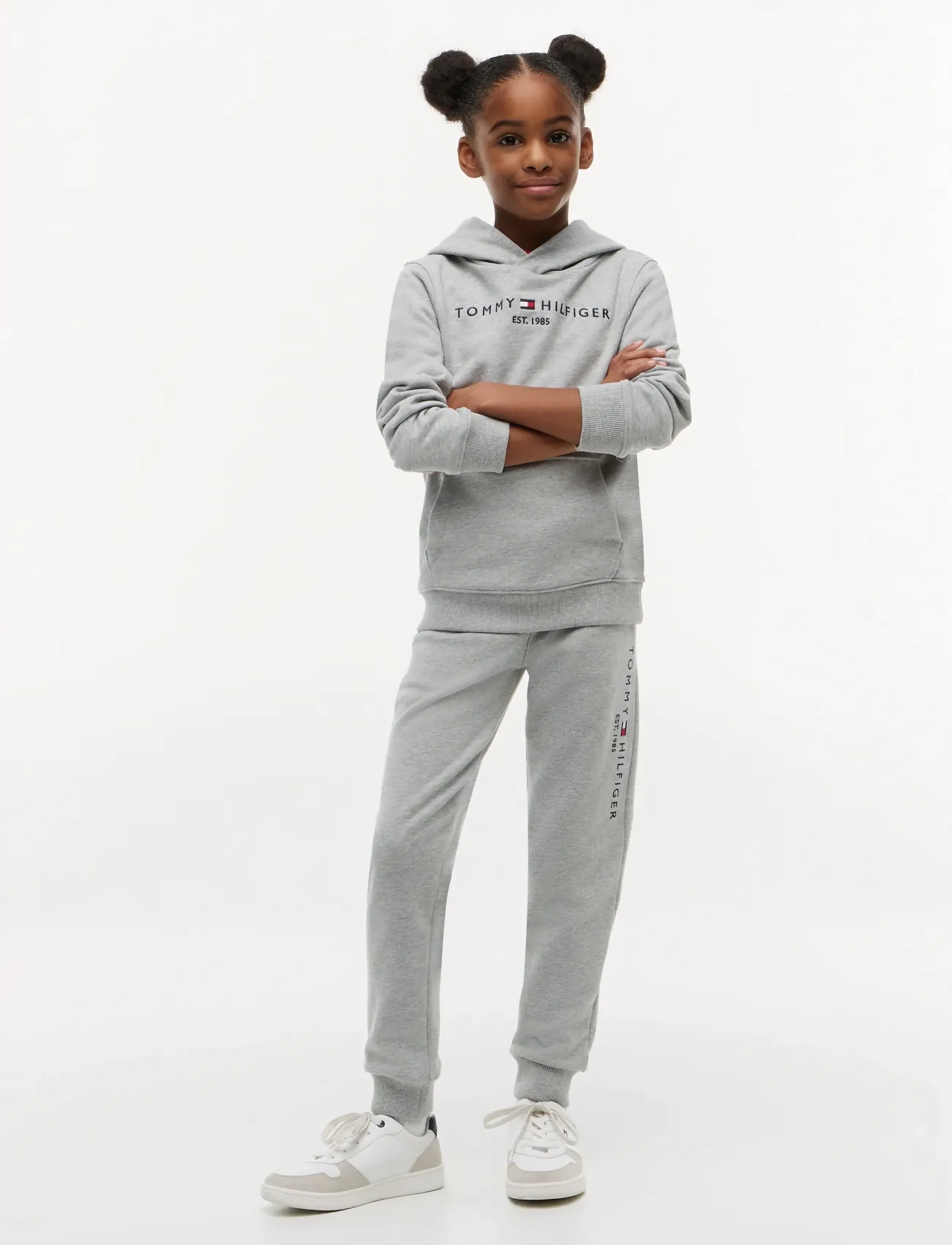 Tommy Hilfiger - ESSENTIAL SWEATPANTS - joggingbroek - light grey heather - 5