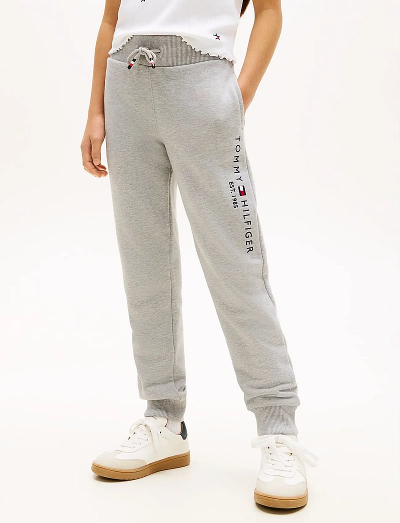 Tommy Hilfiger - ESSENTIAL SWEATPANTS - mjukisbyxor - light grey heather - 5